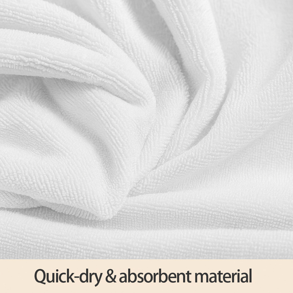  Bath Towel 70x140 Cm – Soft & Quick Drying Polyester Shower Towel For Adults – Highly Absorbent, Lightweight, Skin-Friendly, Machine Washable – Ideal For Bathroom, Gym, Travel