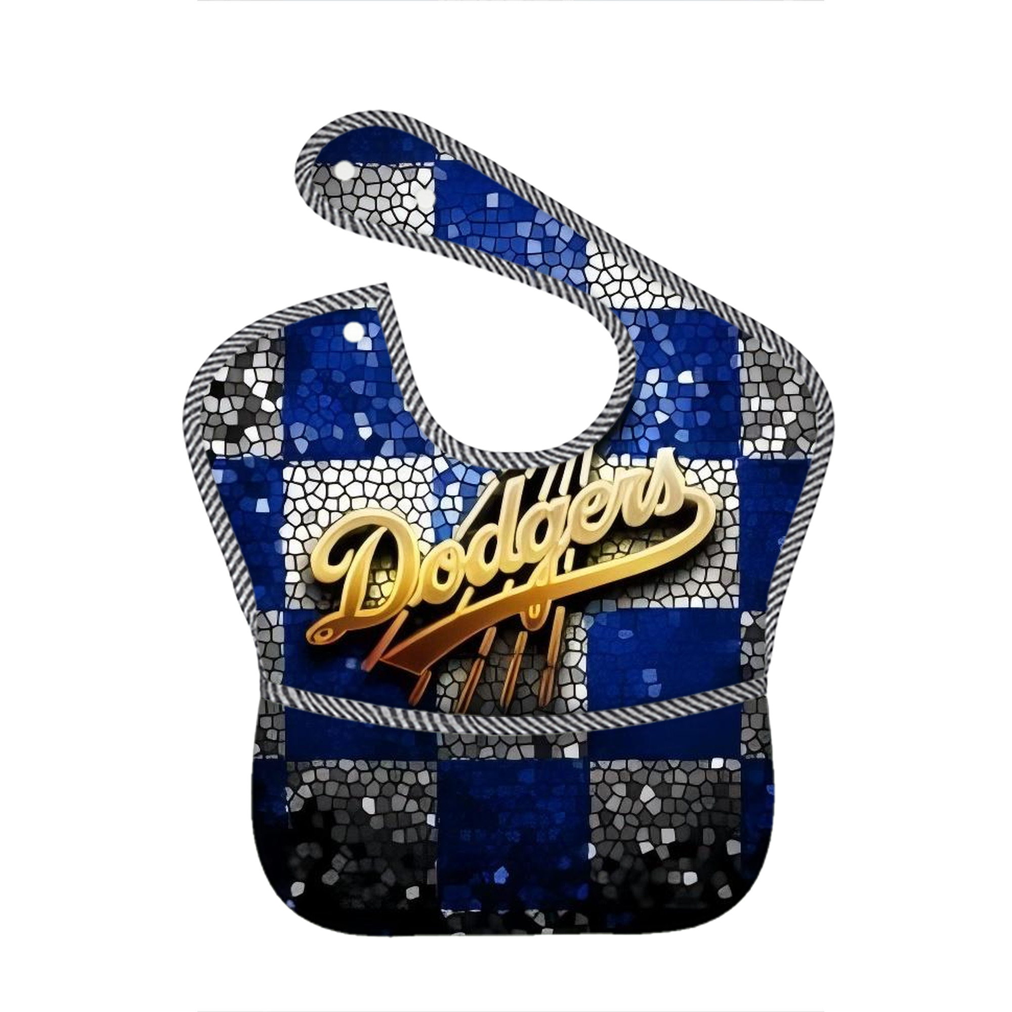  Adjustable Waterproof Toddler Bib – Full-Print Durable Polyester – Foldable Crumb Pocket – Easy Snap Closure – Soft