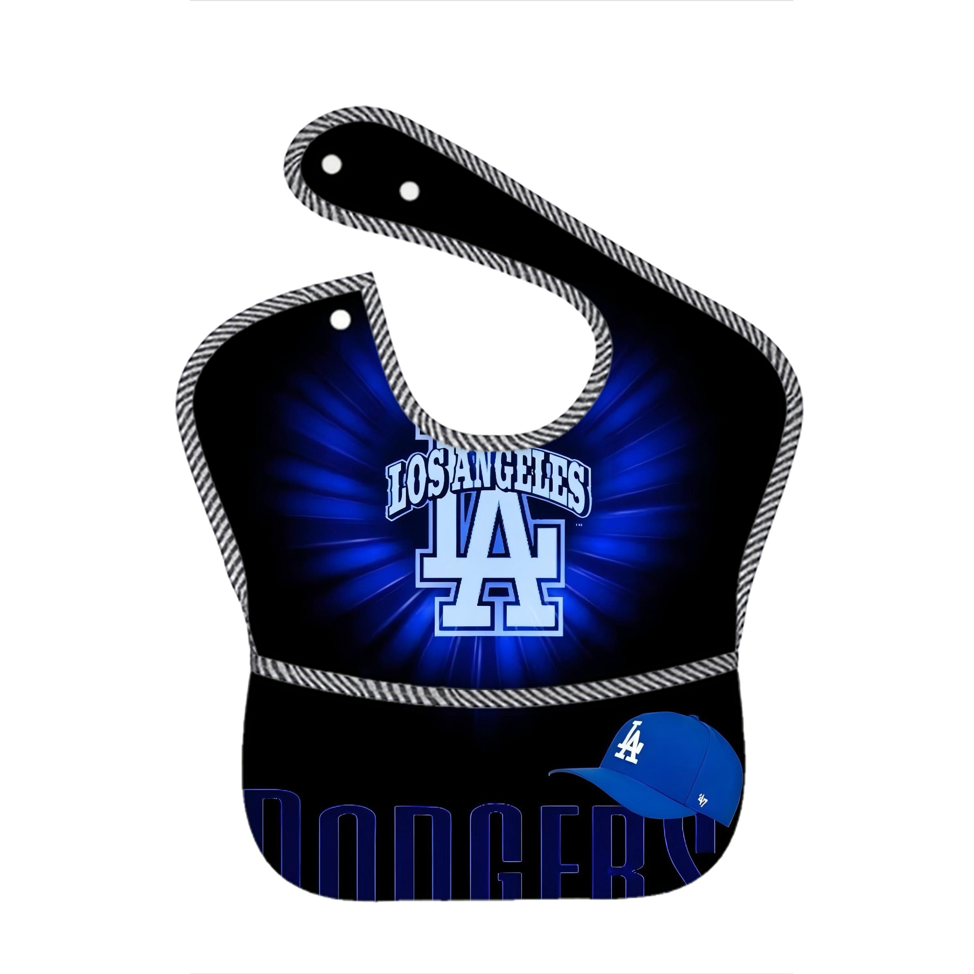  Adjustable Waterproof Toddler Bib – Full-Print Durable Polyester – Foldable Crumb Pocket – Easy Snap Closure – Soft