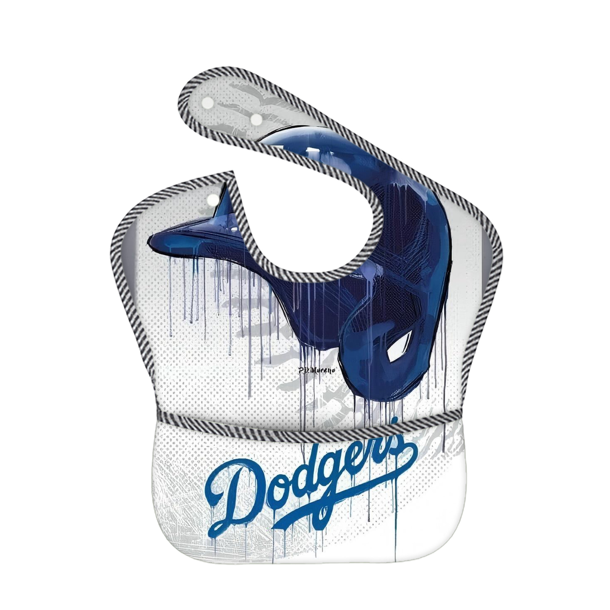  Adjustable Waterproof Toddler Bib – Full-Print Durable Polyester – Foldable Crumb Pocket – Easy Snap Closure – Soft