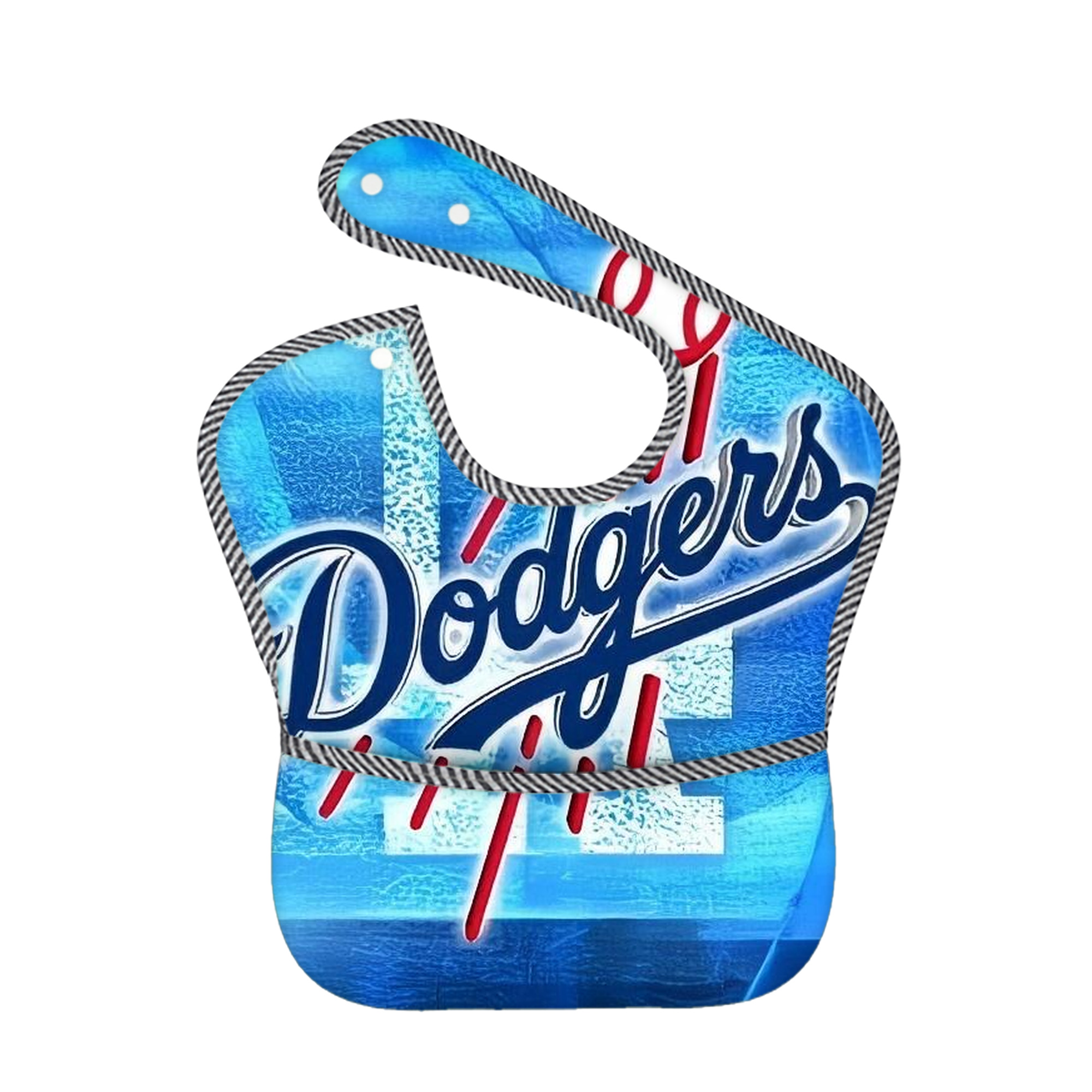  Adjustable Waterproof Toddler Bib – Full-Print Durable Polyester – Foldable Crumb Pocket – Easy Snap Closure – Soft