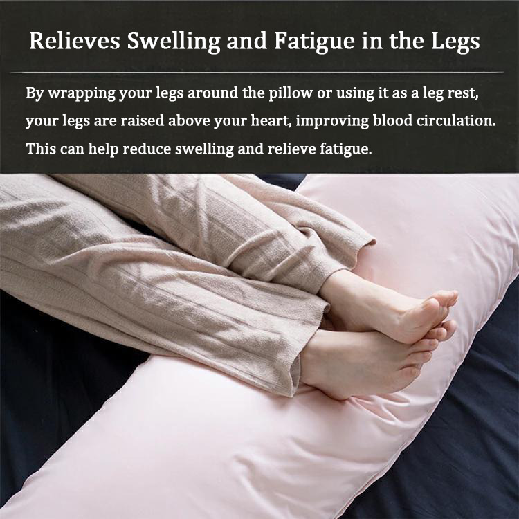  Soft Double-Sided Long Body Pillow Cover, Multiple Sizes, Durable Polyester, Invisible Zipper, Breathable, Easy Care, Wrinkle-Resistant