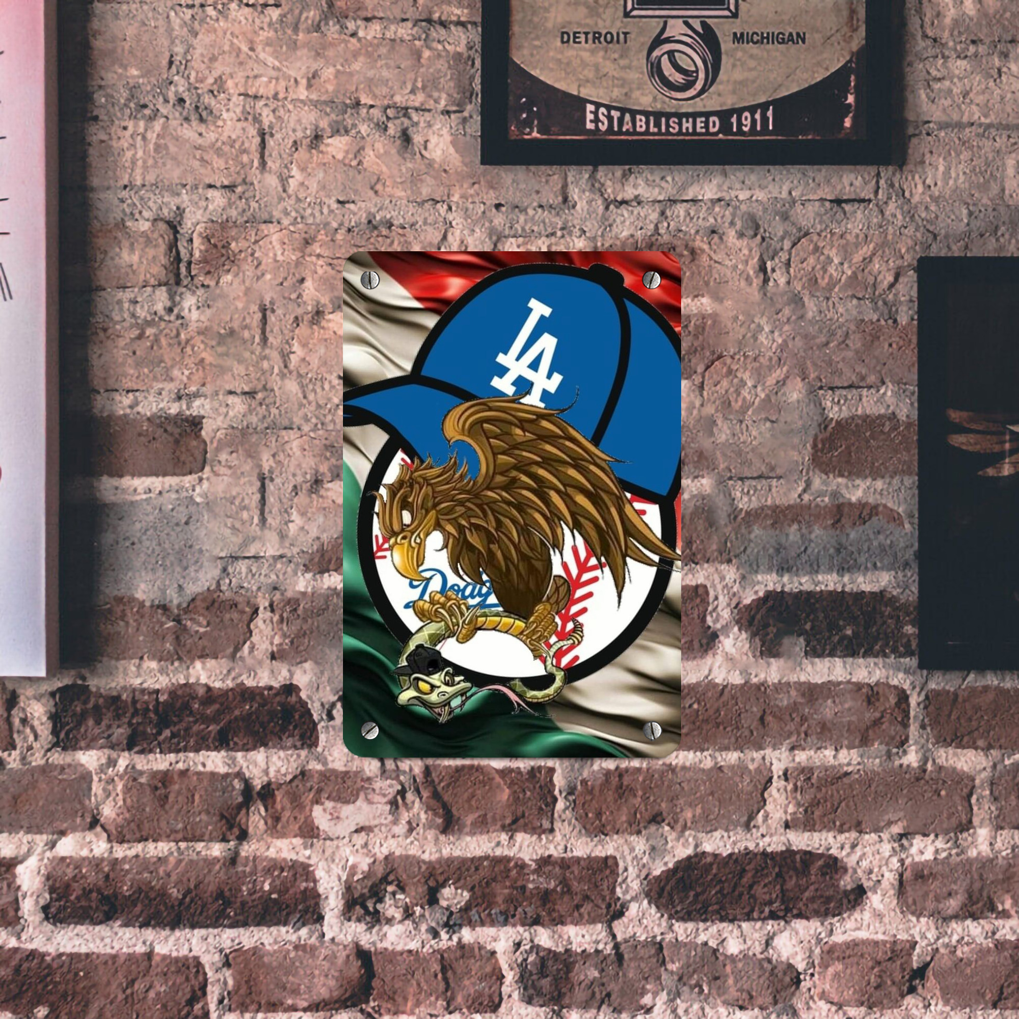  Metal Tin Sign 8x12inch - High-Quality Full-Print Decorative Wall Art, Durable Rust-Resistant Metal Plaque For Living Room, Bedroom, Kitchen, Office, Bar Décor