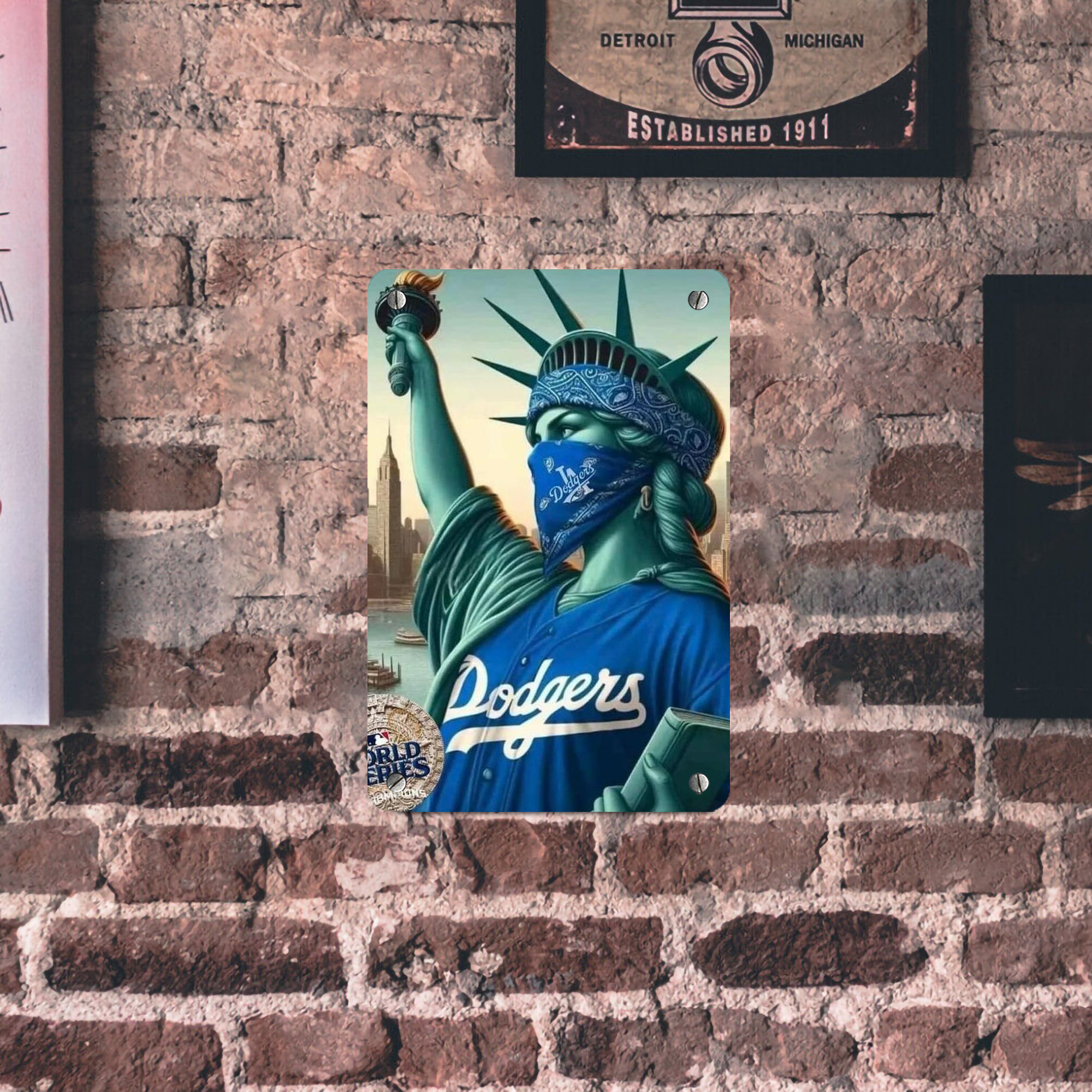  Metal Tin Sign 8x12inch - High-Quality Full-Print Decorative Wall Art, Durable Rust-Resistant Metal Plaque For Living Room, Bedroom, Kitchen, Office, Bar Décor