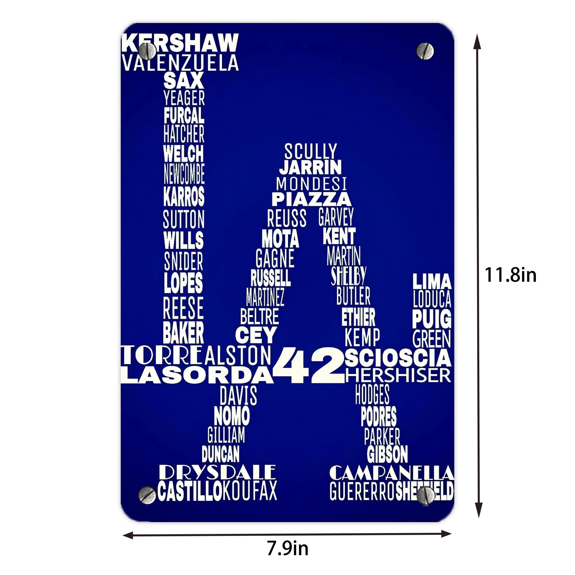  Metal Tin Sign 8x12inch - High-Quality Full-Print Decorative Wall Art, Durable Rust-Resistant Metal Plaque For Living Room, Bedroom, Kitchen, Office, Bar Décor