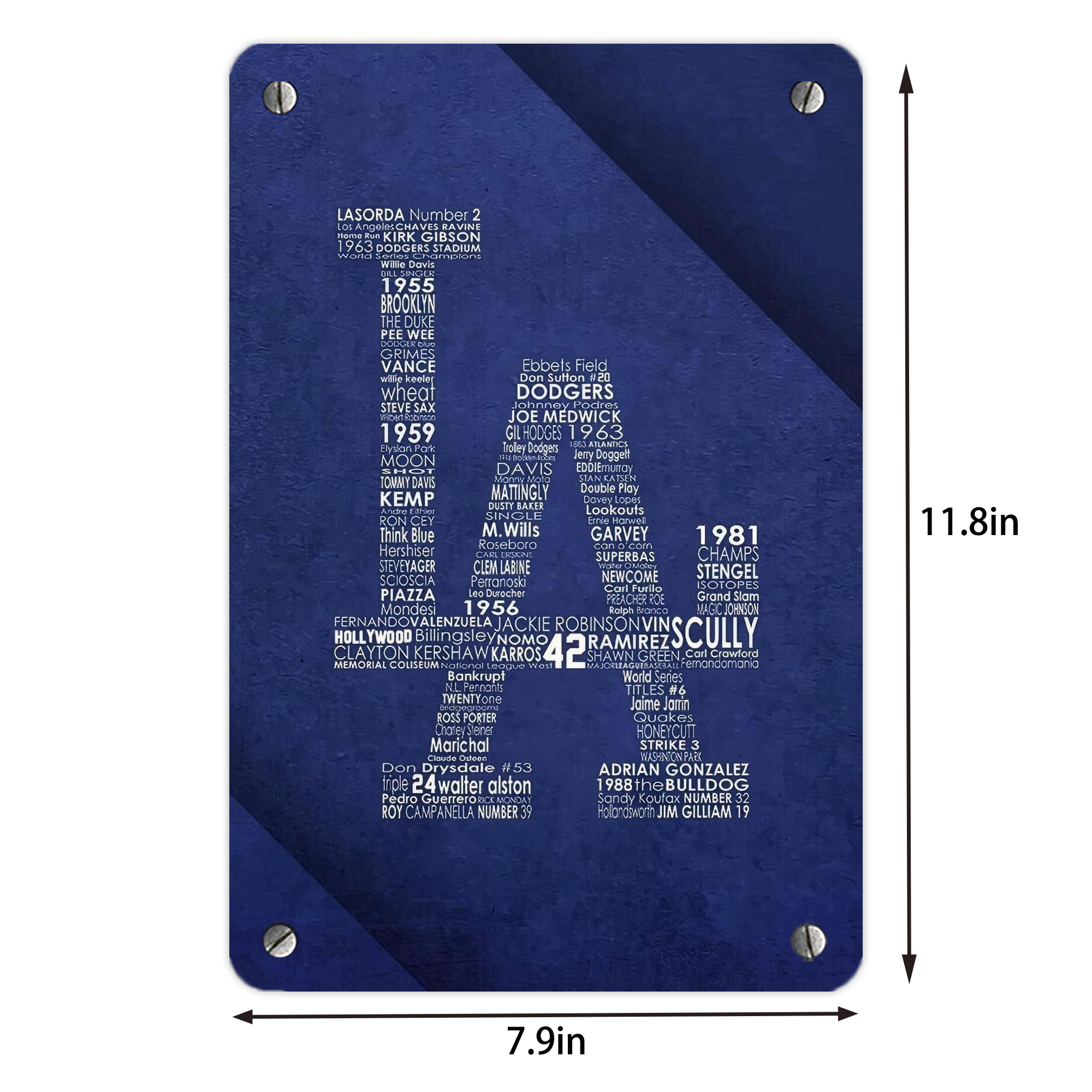  Metal Tin Sign 8x12inch - High-Quality Full-Print Decorative Wall Art, Durable Rust-Resistant Metal Plaque For Living Room, Bedroom, Kitchen, Office, Bar Décor