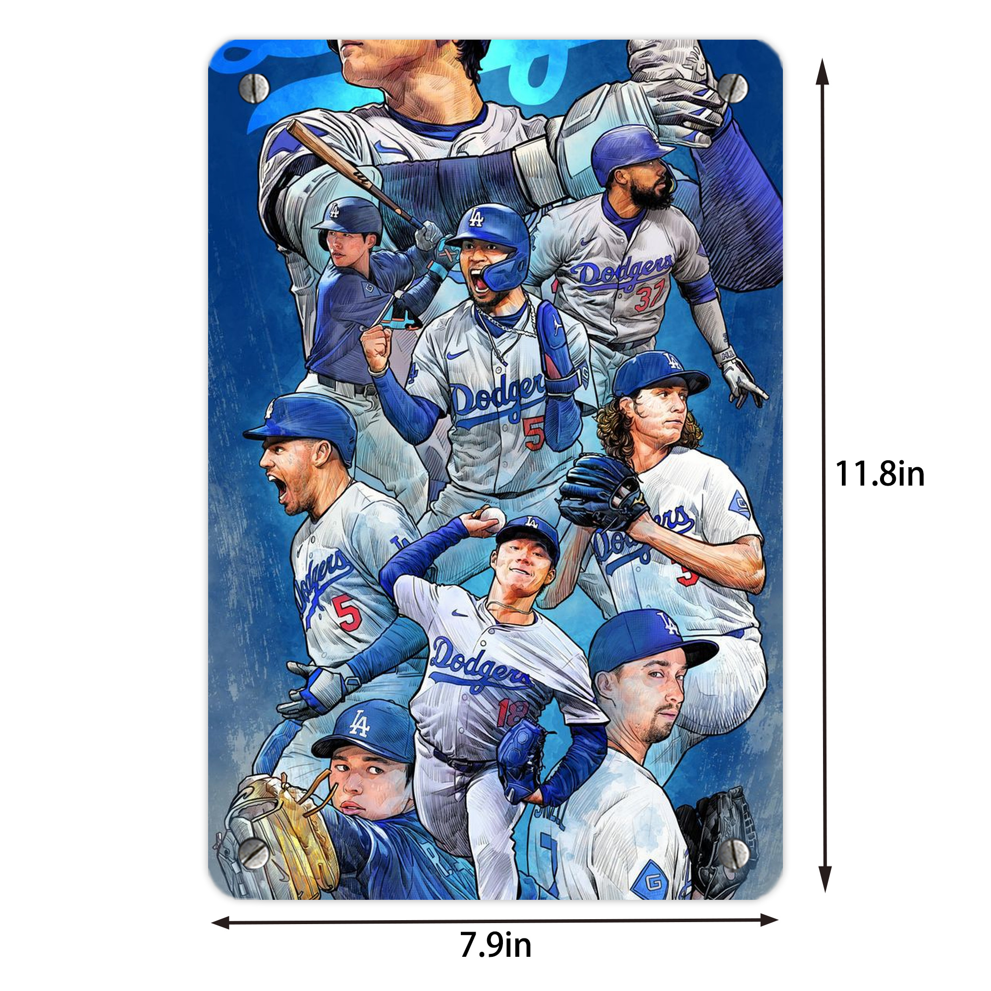  Metal Tin Sign 8x12inch - High-Quality Full-Print Decorative Wall Art, Durable Rust-Resistant Metal Plaque For Living Room, Bedroom, Kitchen, Office, Bar Décor