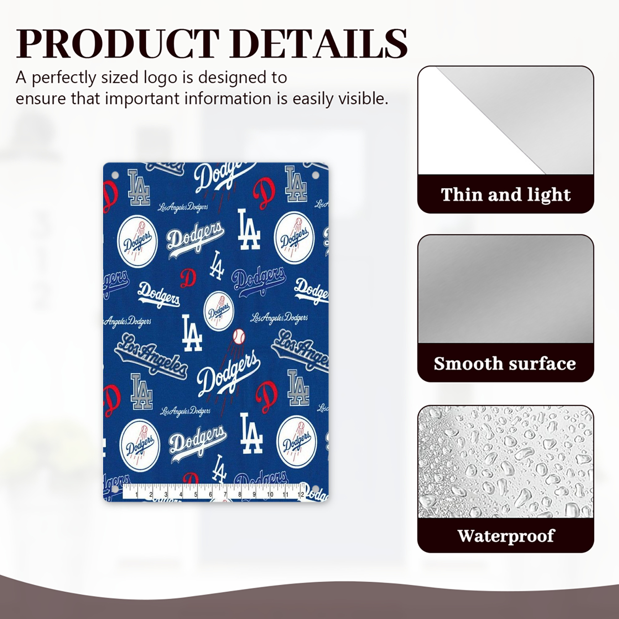  8x12inch Vertical Aluminum Sign - Durable Fade-Resistant Indoor/Outdoor Safety & Information Plaque For Office, Hotel, Restaurant, Bar, Public Spaces