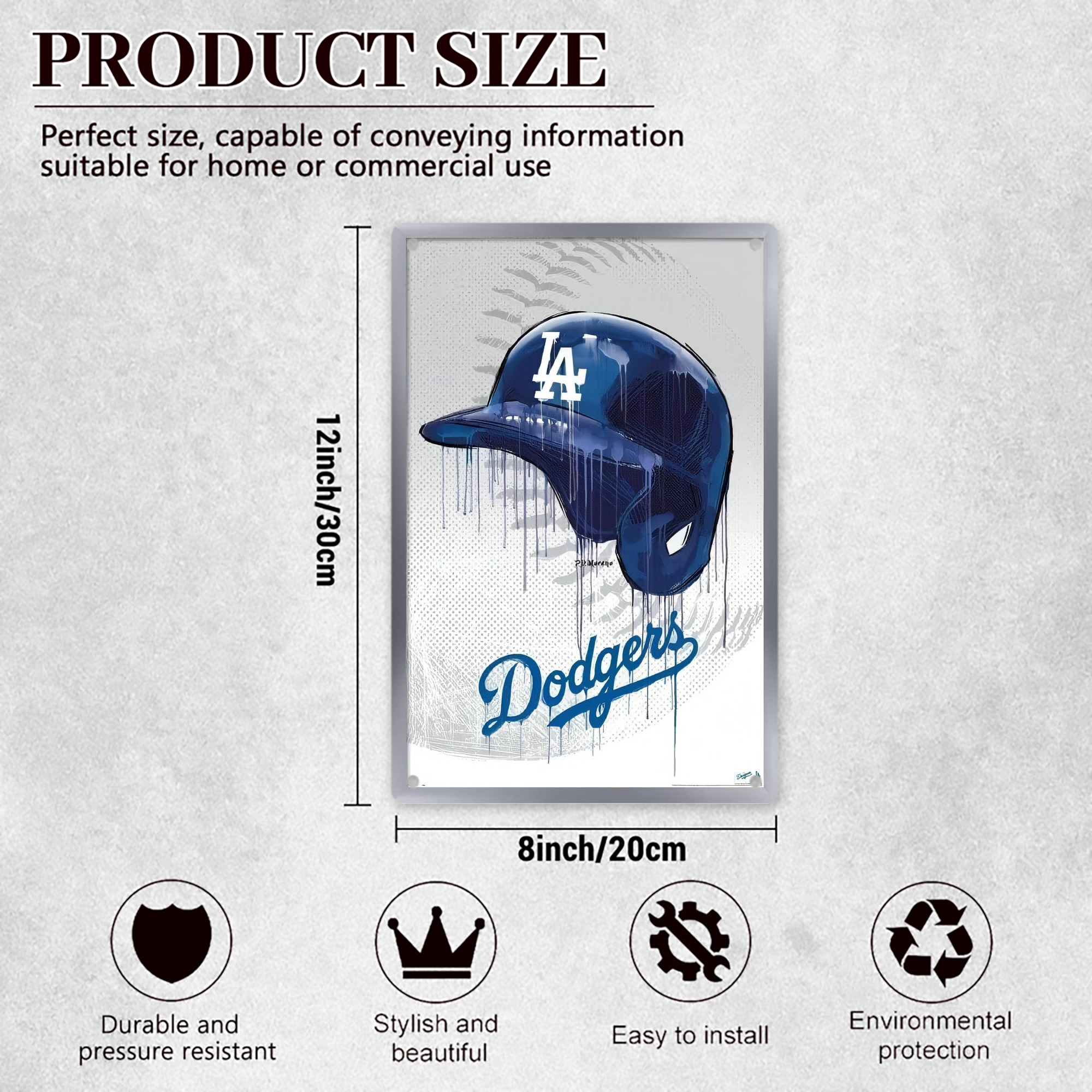  8x12inch Vertical Aluminum Sign - Durable Fade-Resistant Indoor/Outdoor Safety & Information Plaque For Office, Hotel, Restaurant, Bar, Public Spaces