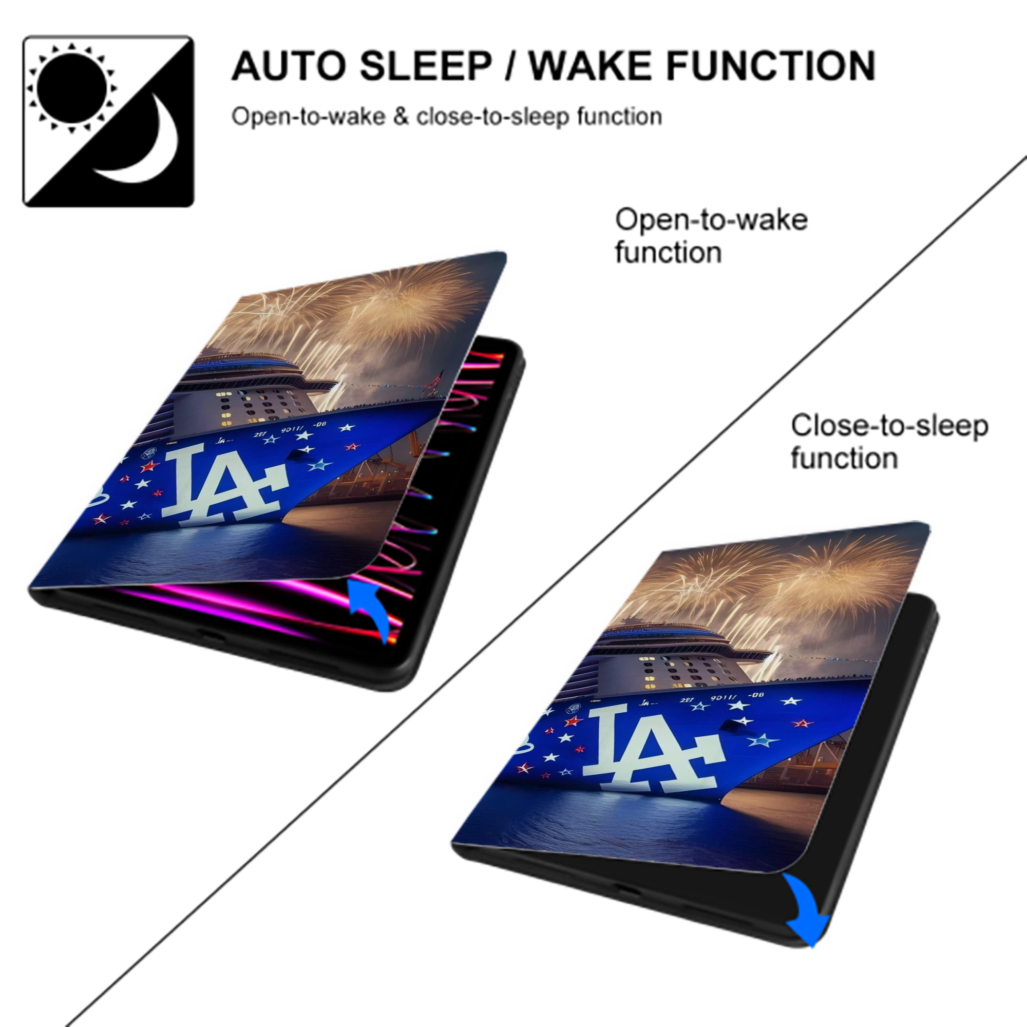  IPad Book-Style Case With Pencil Slot – Slim PU & TPU Cover – Full Protection, Precise Fit, Water & Scratch Resistant