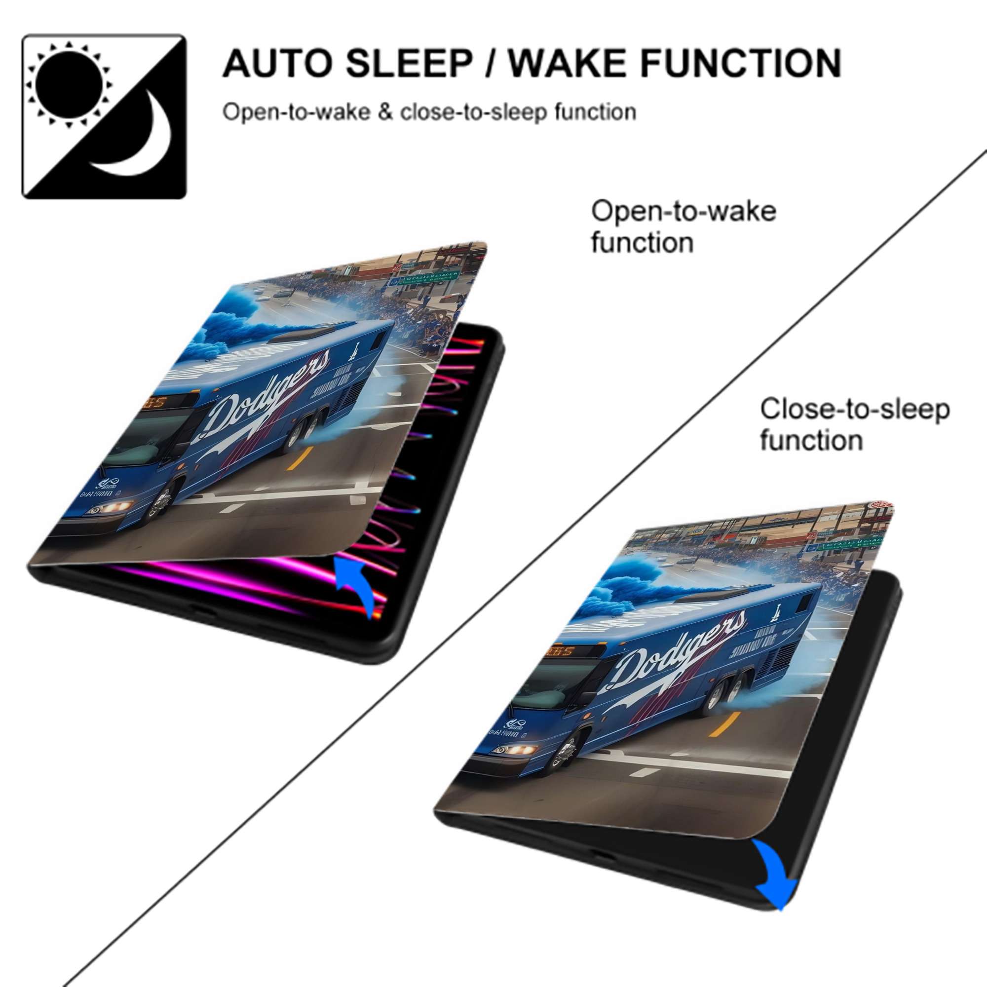  IPad Book-Style Case With Pencil Slot – Slim PU & TPU Cover – Full Protection, Precise Fit, Water & Scratch Resistant