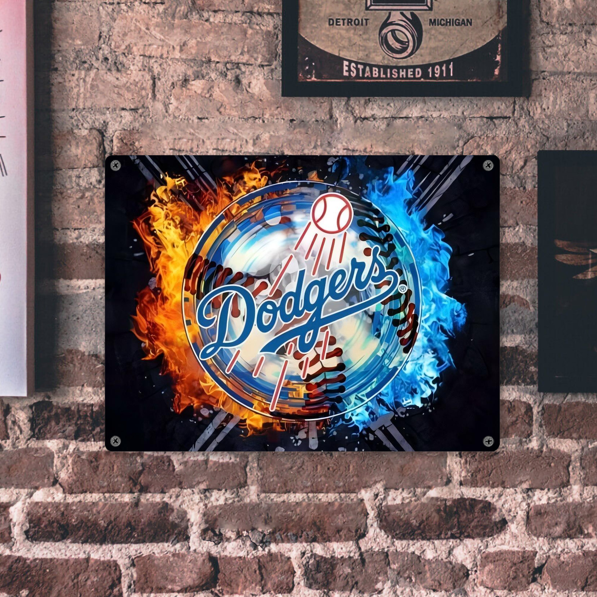  Vintage Metal Tin Sign 16x12 – Full-Print Iron Wall Decor – Durable, Fade-Resistant – Easy To Hang – Ideal For Home, Bar, Kitchen & Office Decor