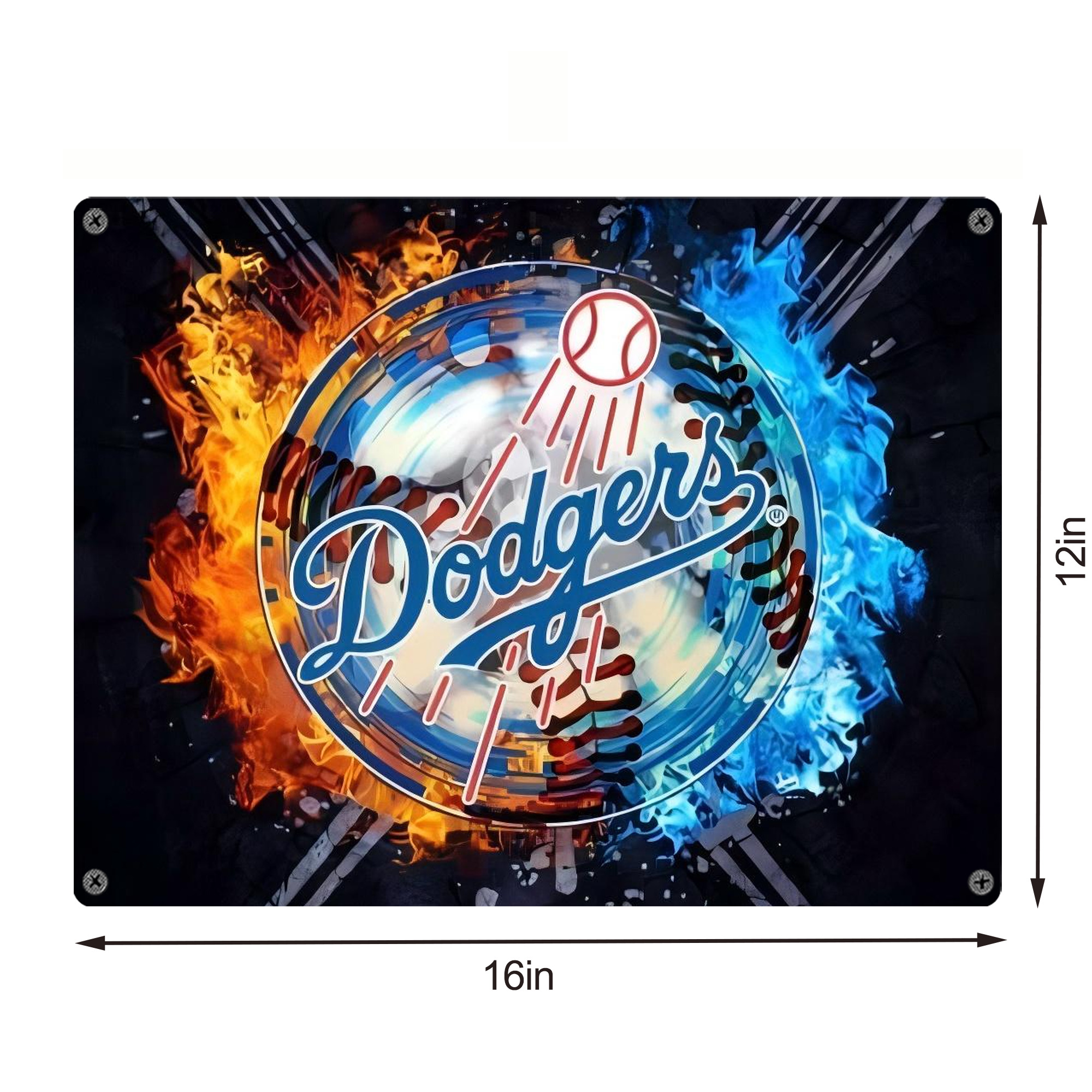  Vintage Metal Tin Sign 16x12 – Full-Print Iron Wall Decor – Durable, Fade-Resistant – Easy To Hang – Ideal For Home, Bar, Kitchen & Office Decor