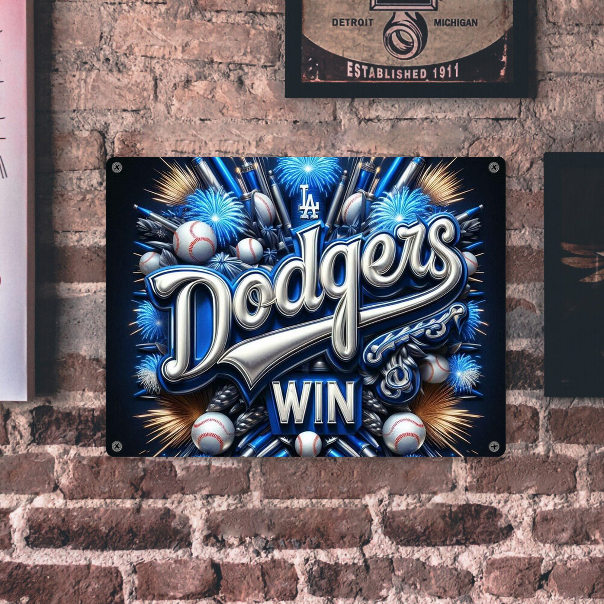  Vintage Metal Tin Sign 16x12 – Full-Print Iron Wall Decor – Durable, Fade-Resistant – Easy To Hang – Ideal For Home, Bar, Kitchen & Office Decor