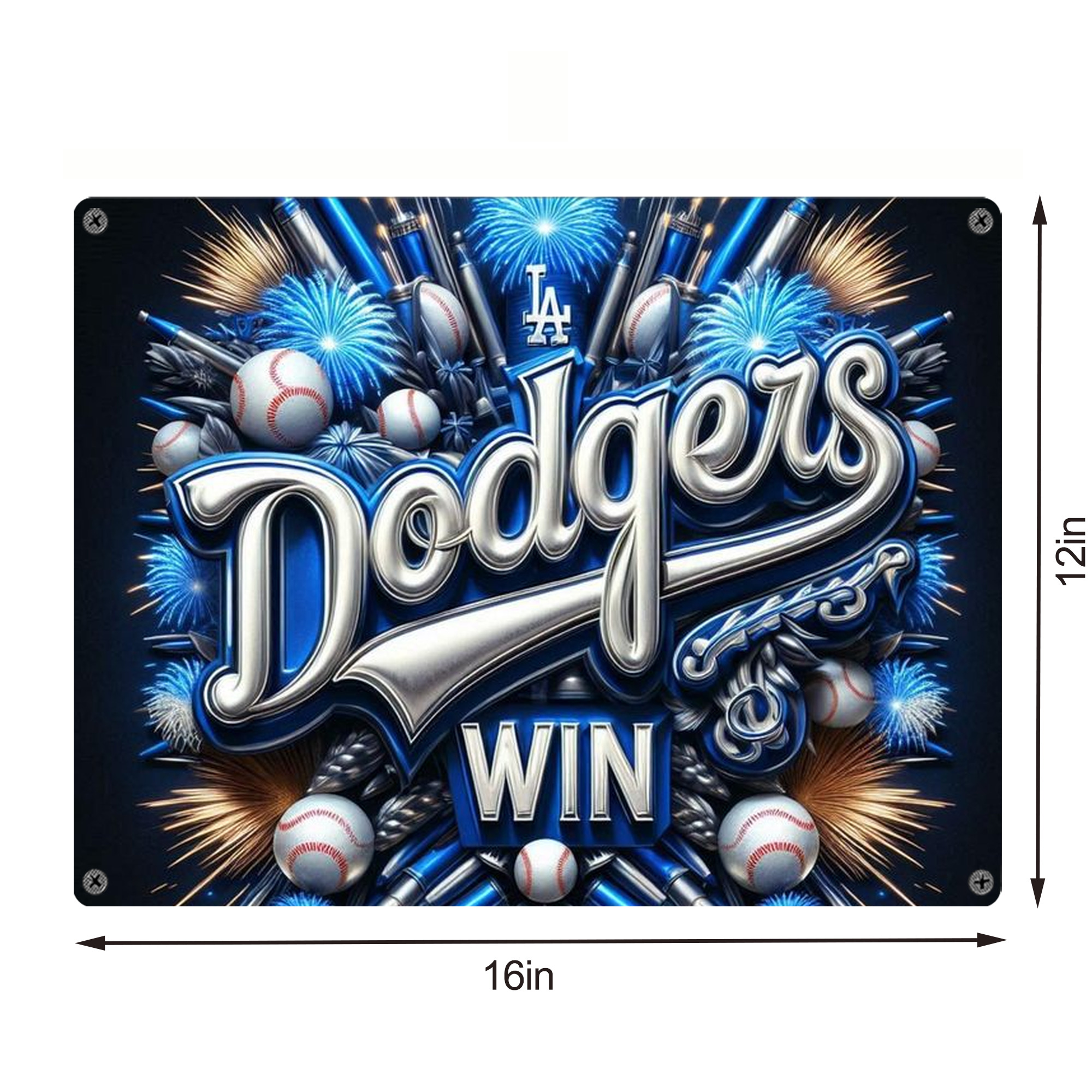  Vintage Metal Tin Sign 16x12 – Full-Print Iron Wall Decor – Durable, Fade-Resistant – Easy To Hang – Ideal For Home, Bar, Kitchen & Office Decor