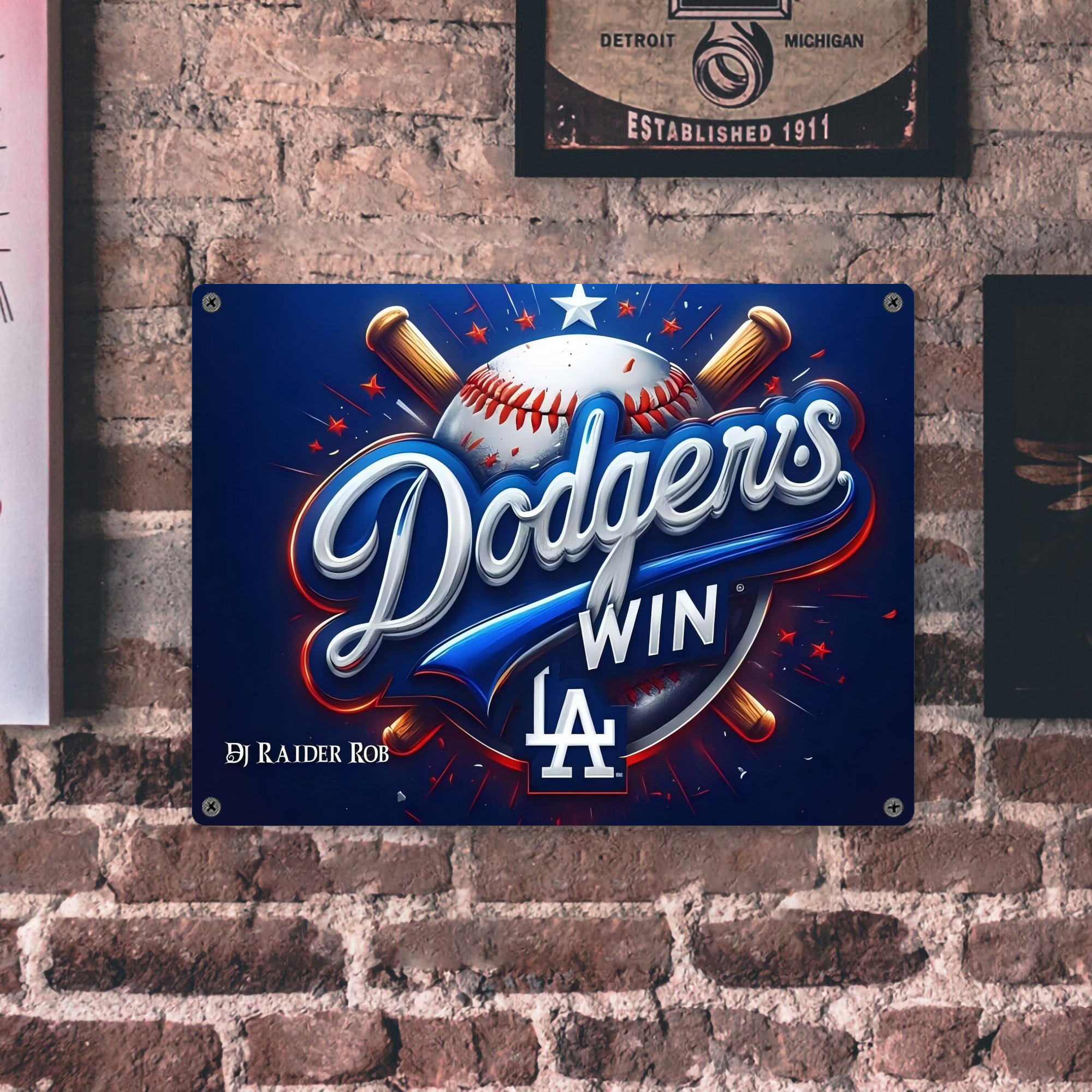  Vintage Metal Tin Sign 16x12 – Full-Print Iron Wall Decor – Durable, Fade-Resistant – Easy To Hang – Ideal For Home, Bar, Kitchen & Office Decor