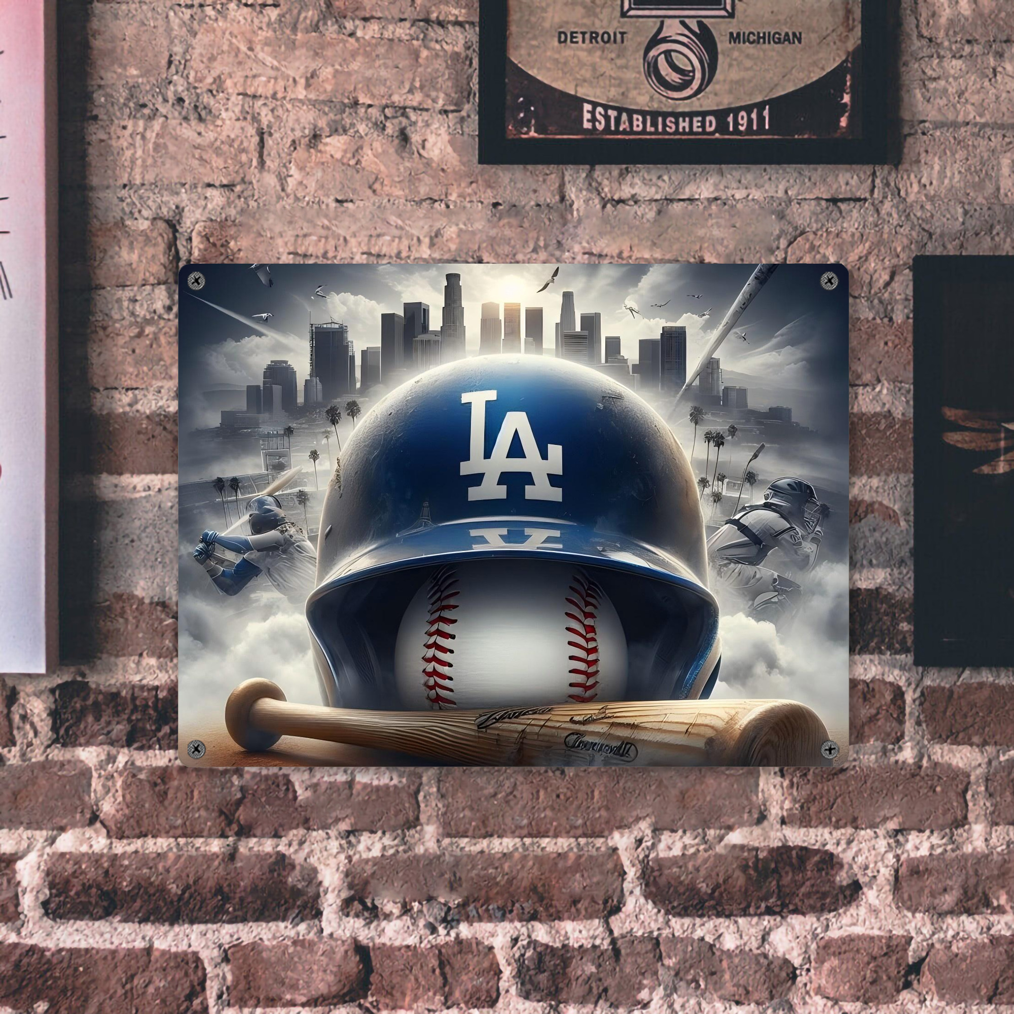  Vintage Metal Tin Sign 16x12 – Full-Print Iron Wall Decor – Durable, Fade-Resistant – Easy To Hang – Ideal For Home, Bar, Kitchen & Office Decor