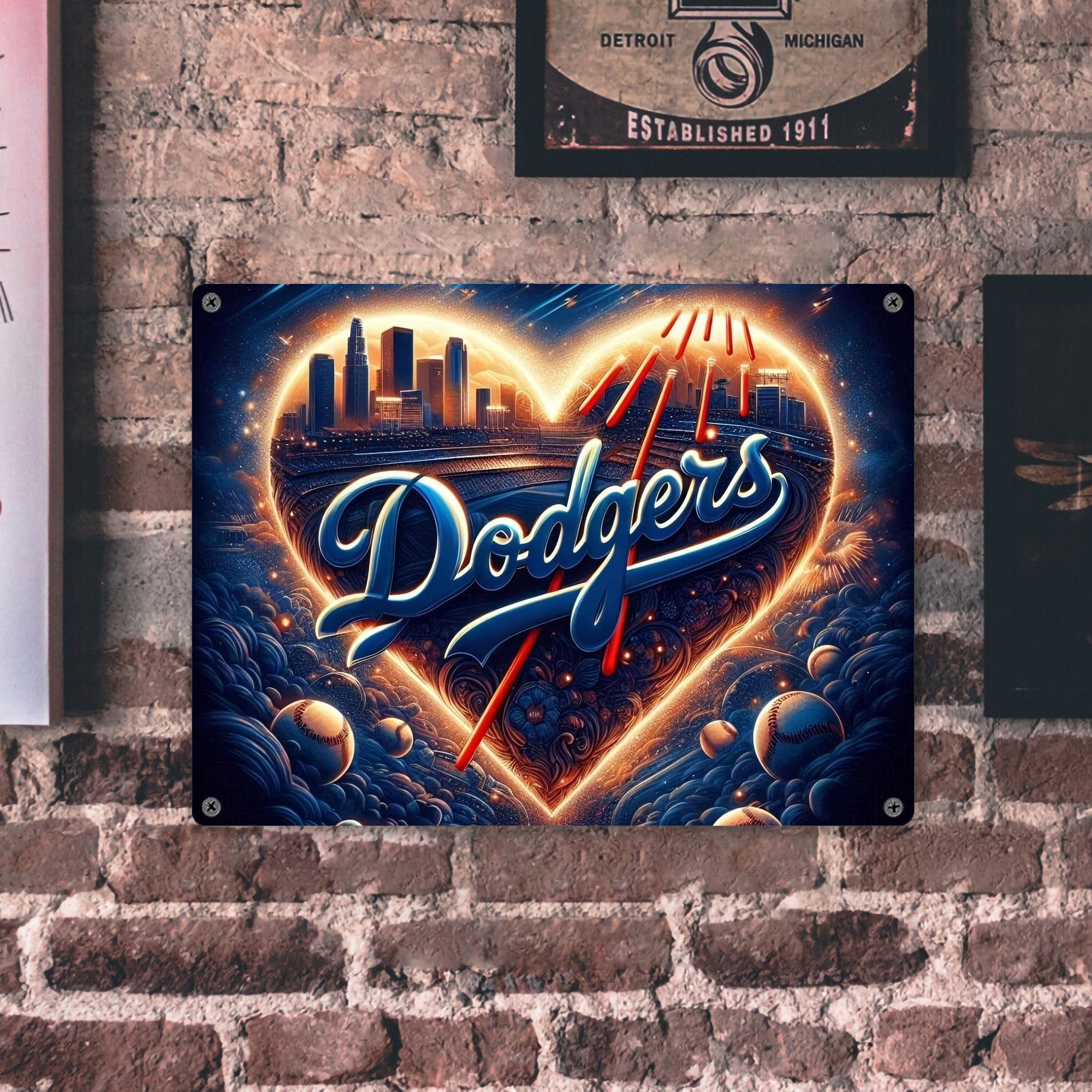  Vintage Metal Tin Sign 16x12 – Full-Print Iron Wall Decor – Durable, Fade-Resistant – Easy To Hang – Ideal For Home, Bar, Kitchen & Office Decor