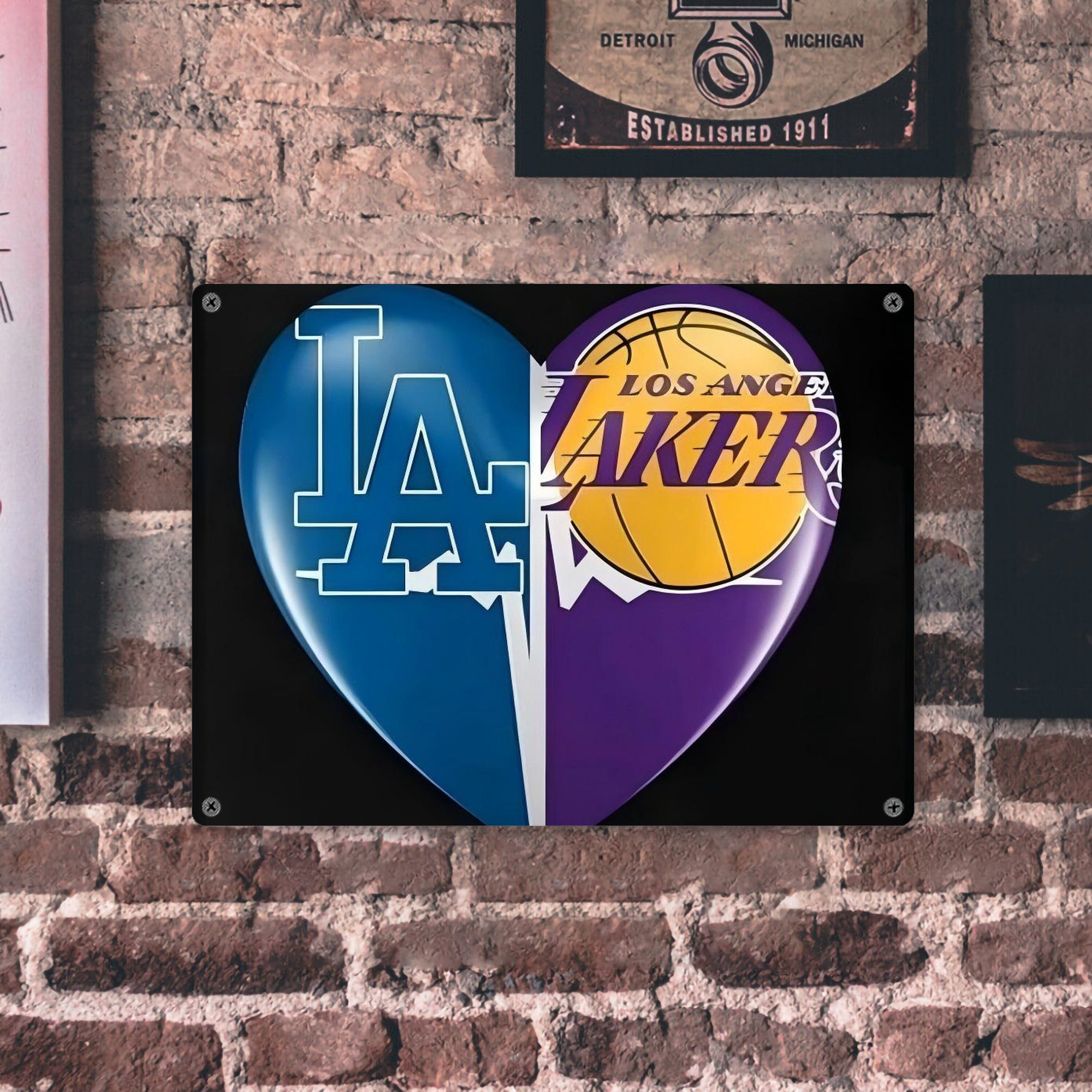  Vintage Metal Tin Sign 16x12 – Full-Print Iron Wall Decor – Durable, Fade-Resistant – Easy To Hang – Ideal For Home, Bar, Kitchen & Office Decor