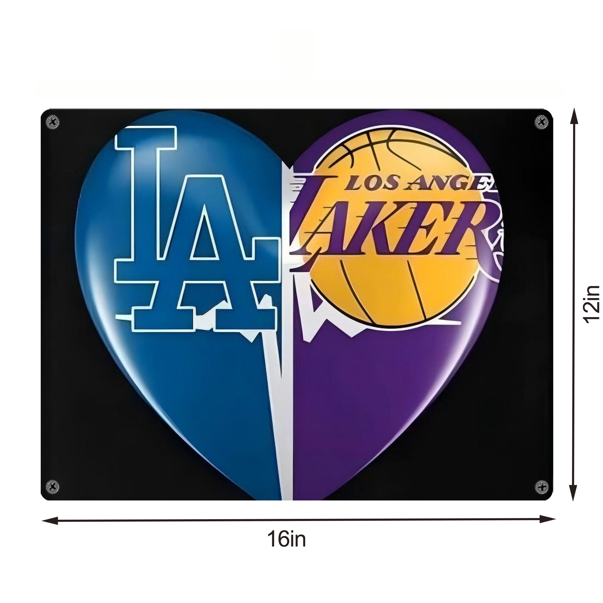  Vintage Metal Tin Sign 16x12 – Full-Print Iron Wall Decor – Durable, Fade-Resistant – Easy To Hang – Ideal For Home, Bar, Kitchen & Office Decor