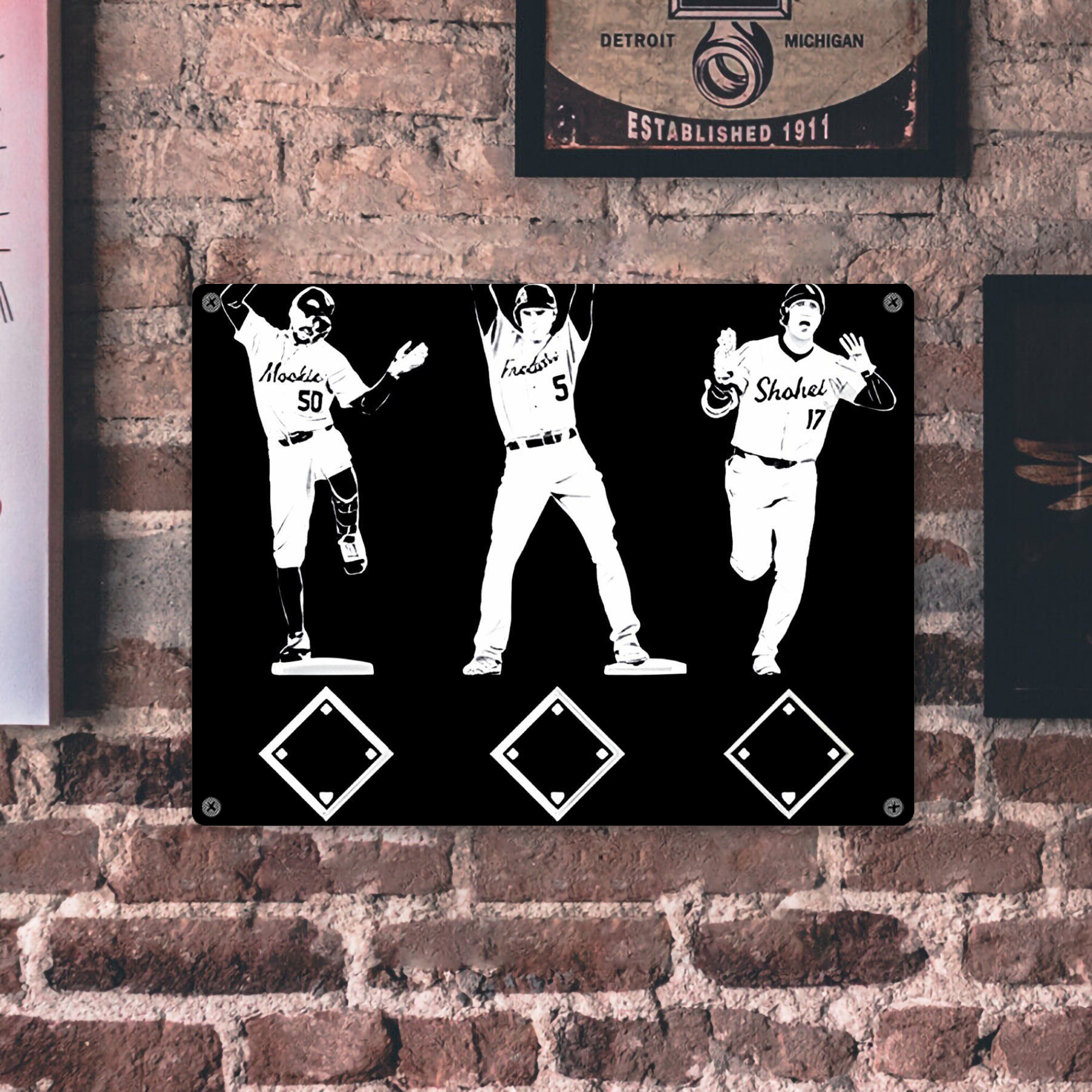  Vintage Metal Tin Sign 16x12 – Full-Print Iron Wall Decor – Durable, Fade-Resistant – Easy To Hang – Ideal For Home, Bar, Kitchen & Office Decor