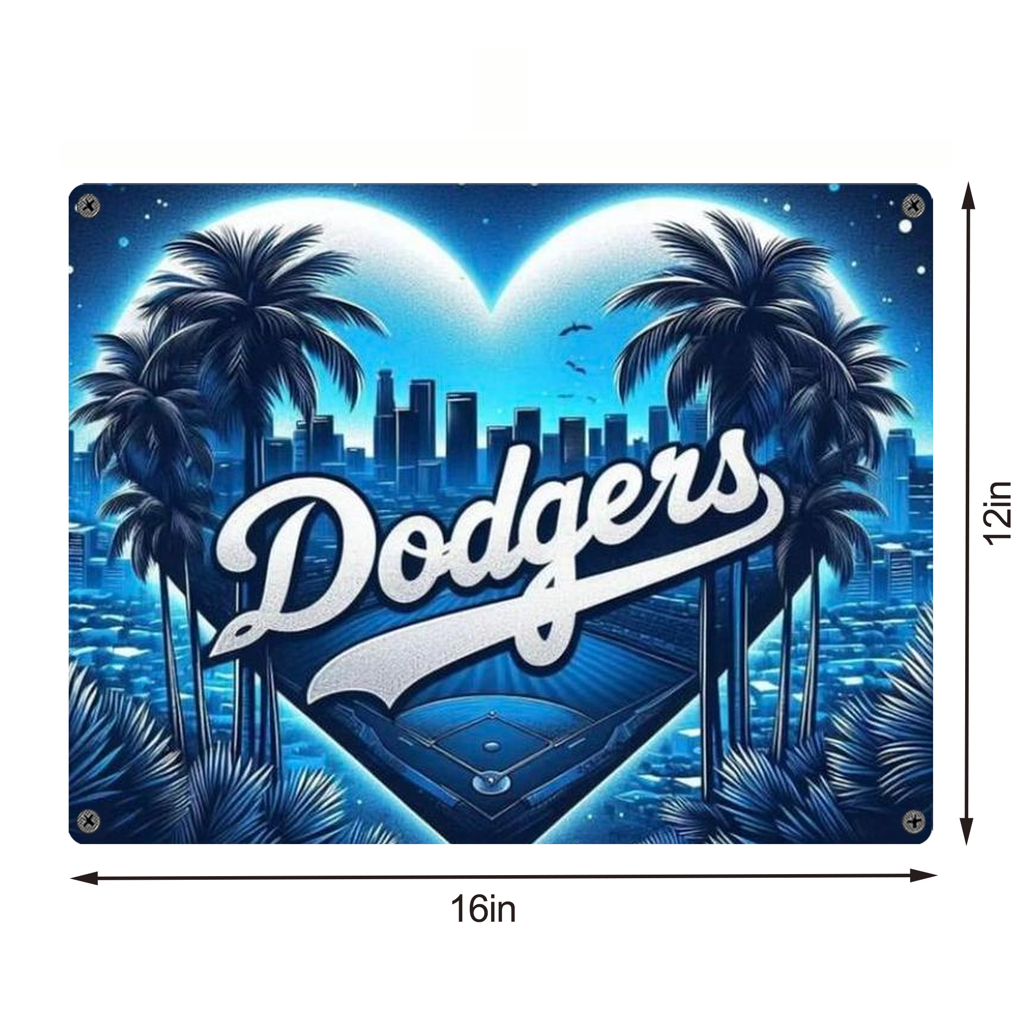  Vintage Metal Tin Sign 16x12 – Full-Print Iron Wall Decor – Durable, Fade-Resistant – Easy To Hang – Ideal For Home, Bar, Kitchen & Office Decor