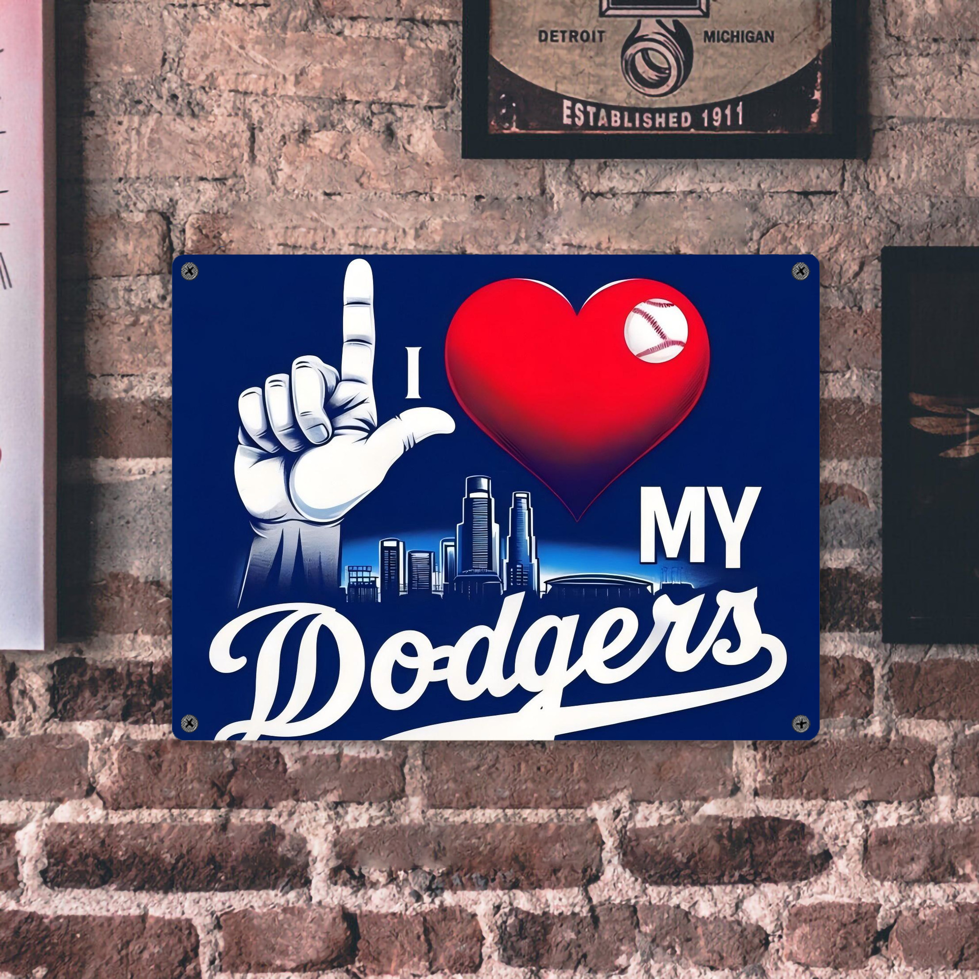  Vintage Metal Tin Sign 16x12 – Full-Print Iron Wall Decor – Durable, Fade-Resistant – Easy To Hang – Ideal For Home, Bar, Kitchen & Office Decor