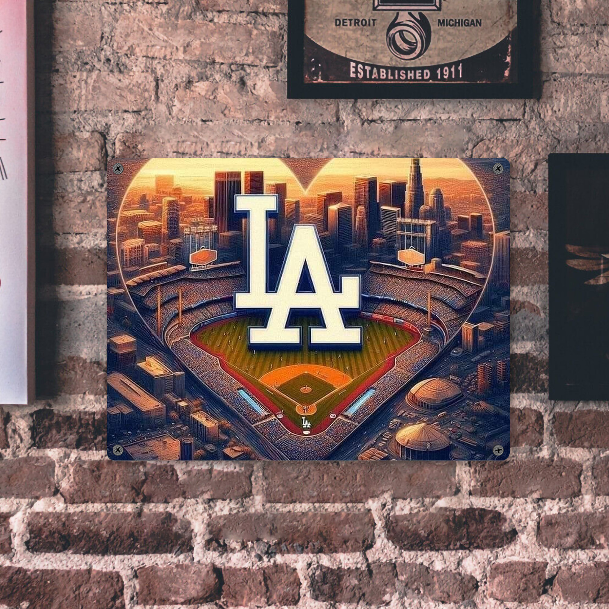  Vintage Metal Tin Sign 16x12 – Full-Print Iron Wall Decor – Durable, Fade-Resistant – Easy To Hang – Ideal For Home, Bar, Kitchen & Office Decor