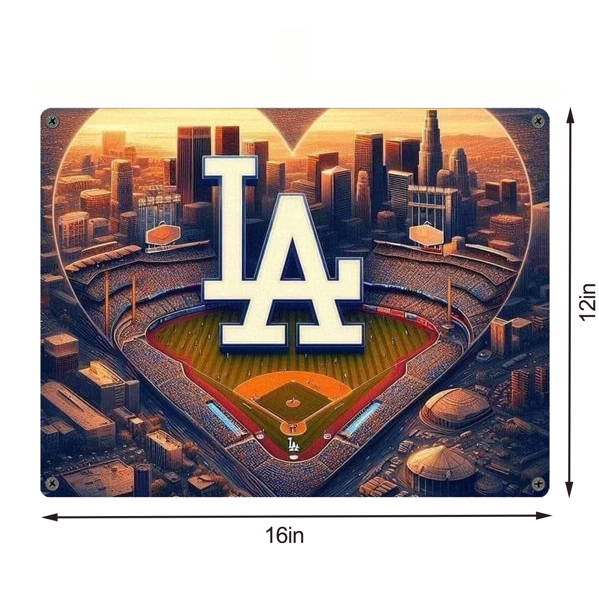  Vintage Metal Tin Sign 16x12 – Full-Print Iron Wall Decor – Durable, Fade-Resistant – Easy To Hang – Ideal For Home, Bar, Kitchen & Office Decor