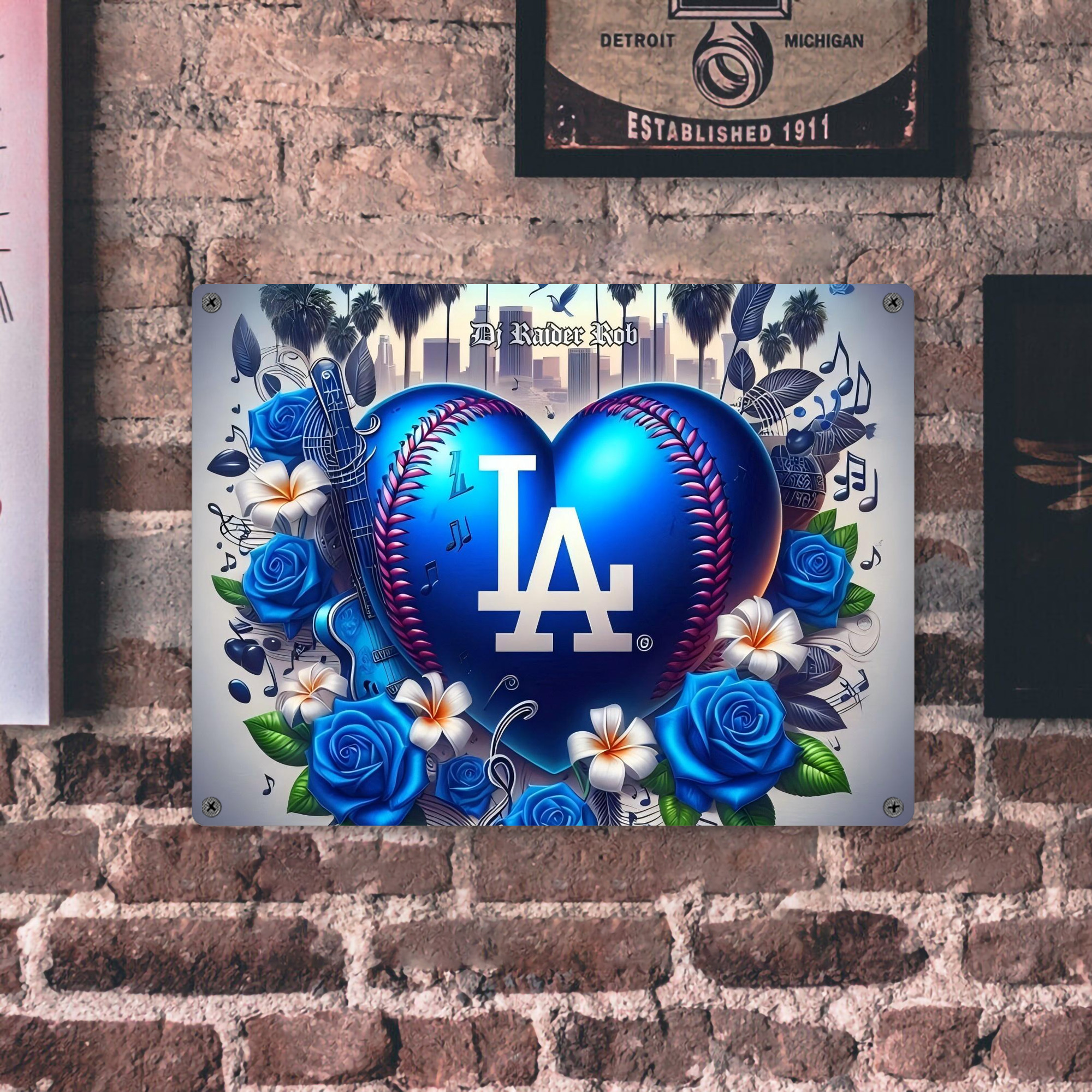  Vintage Metal Tin Sign 16x12 – Full-Print Iron Wall Decor – Durable, Fade-Resistant – Easy To Hang – Ideal For Home, Bar, Kitchen & Office Decor