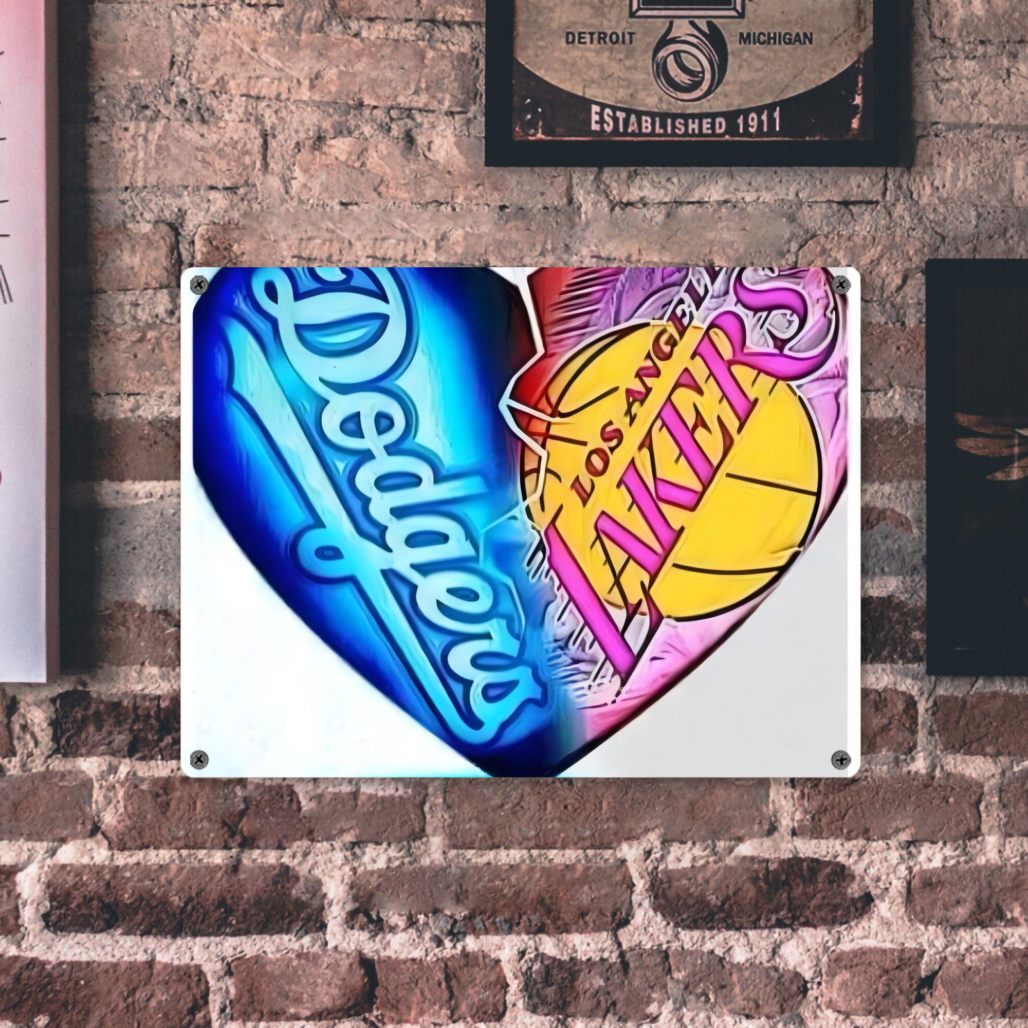  Vintage Metal Tin Sign 16x12 – Full-Print Iron Wall Decor – Durable, Fade-Resistant – Easy To Hang – Ideal For Home, Bar, Kitchen & Office Decor