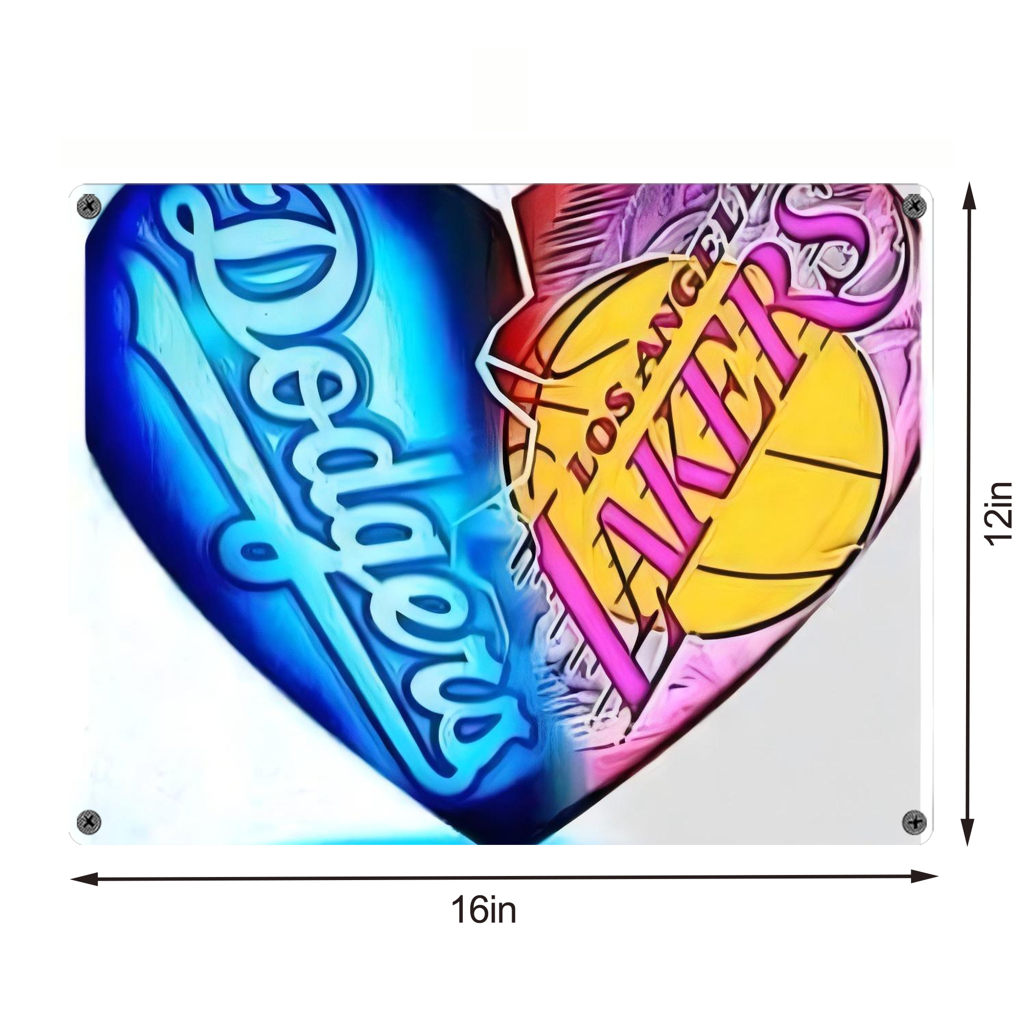  Vintage Metal Tin Sign 16x12 – Full-Print Iron Wall Decor – Durable, Fade-Resistant – Easy To Hang – Ideal For Home, Bar, Kitchen & Office Decor