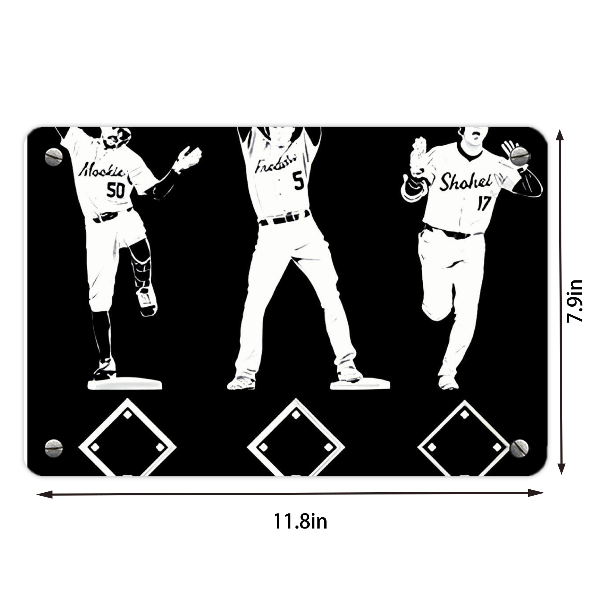  Metal Tin Sign 12x8inch - Premium Full-Print Decorative Wall Art, Durable Rust-Resistant Metal Plaque For Living Room, Bedroom, Kitchen, Office, Bar Décor