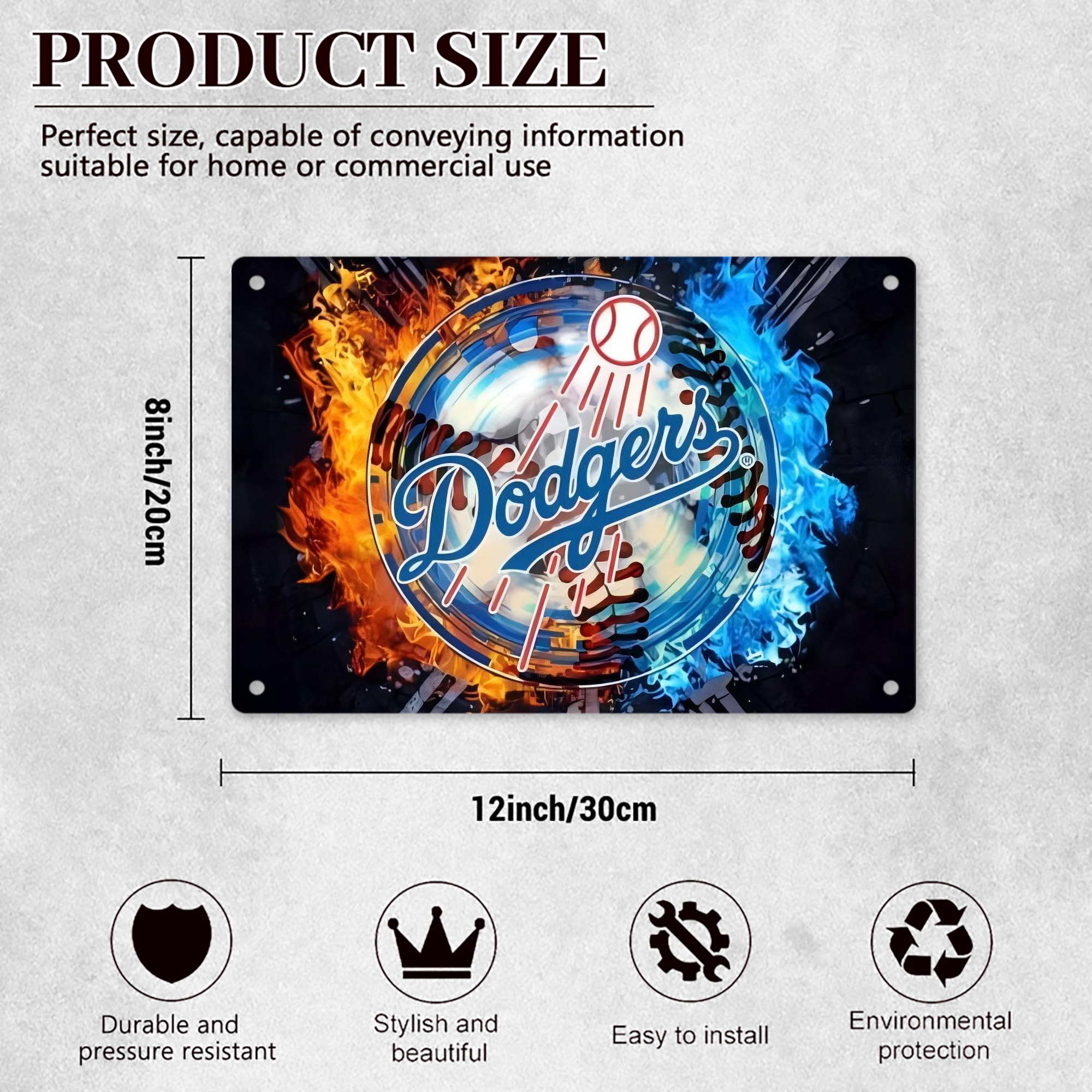  Decorative Aluminum Plaque – Horizontal Design – Durable, Stylish, Easy To Install – Ideal For Home, Office, Bar, And More