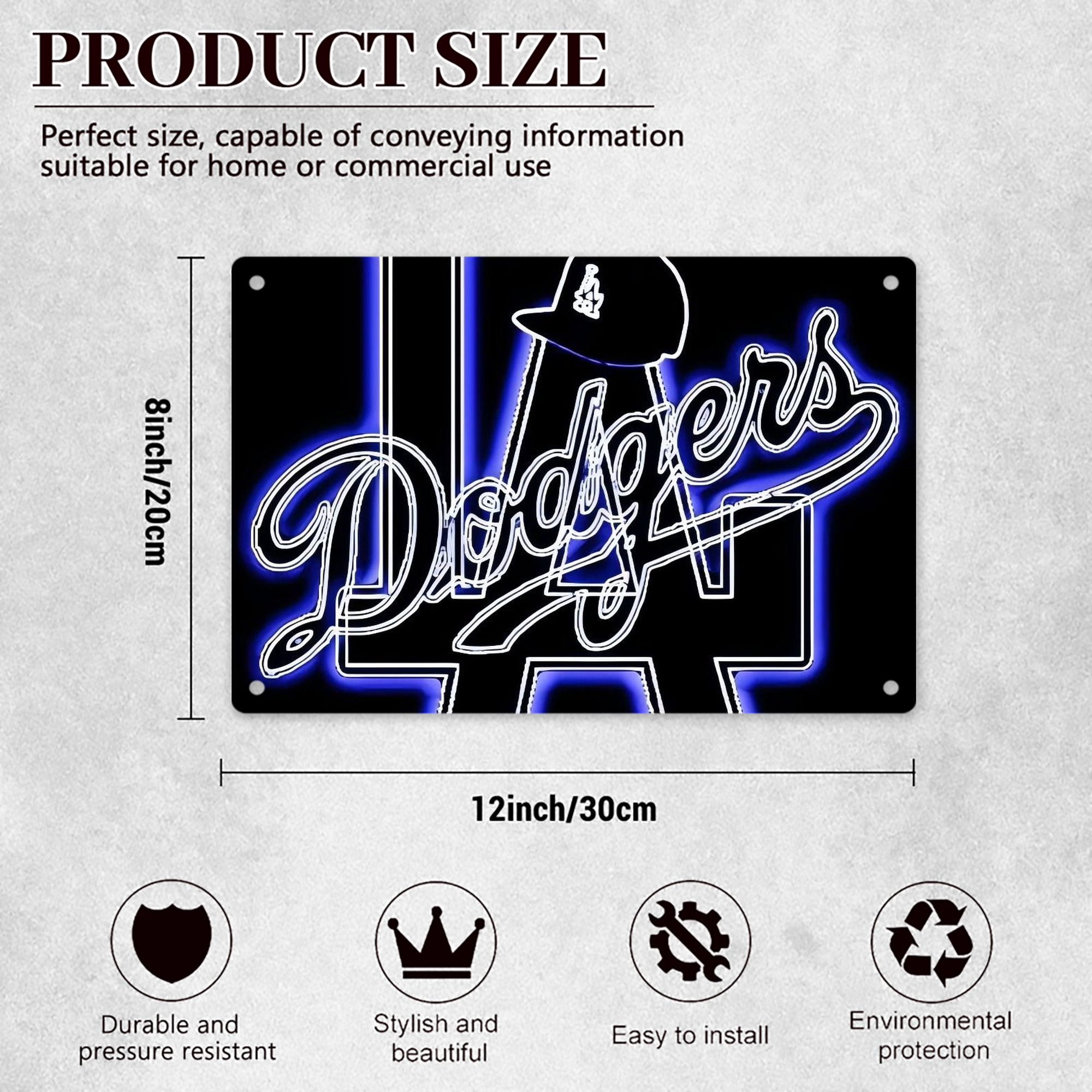  Decorative Aluminum Plaque – Horizontal Design – Durable, Stylish, Easy To Install – Ideal For Home, Office, Bar, And More