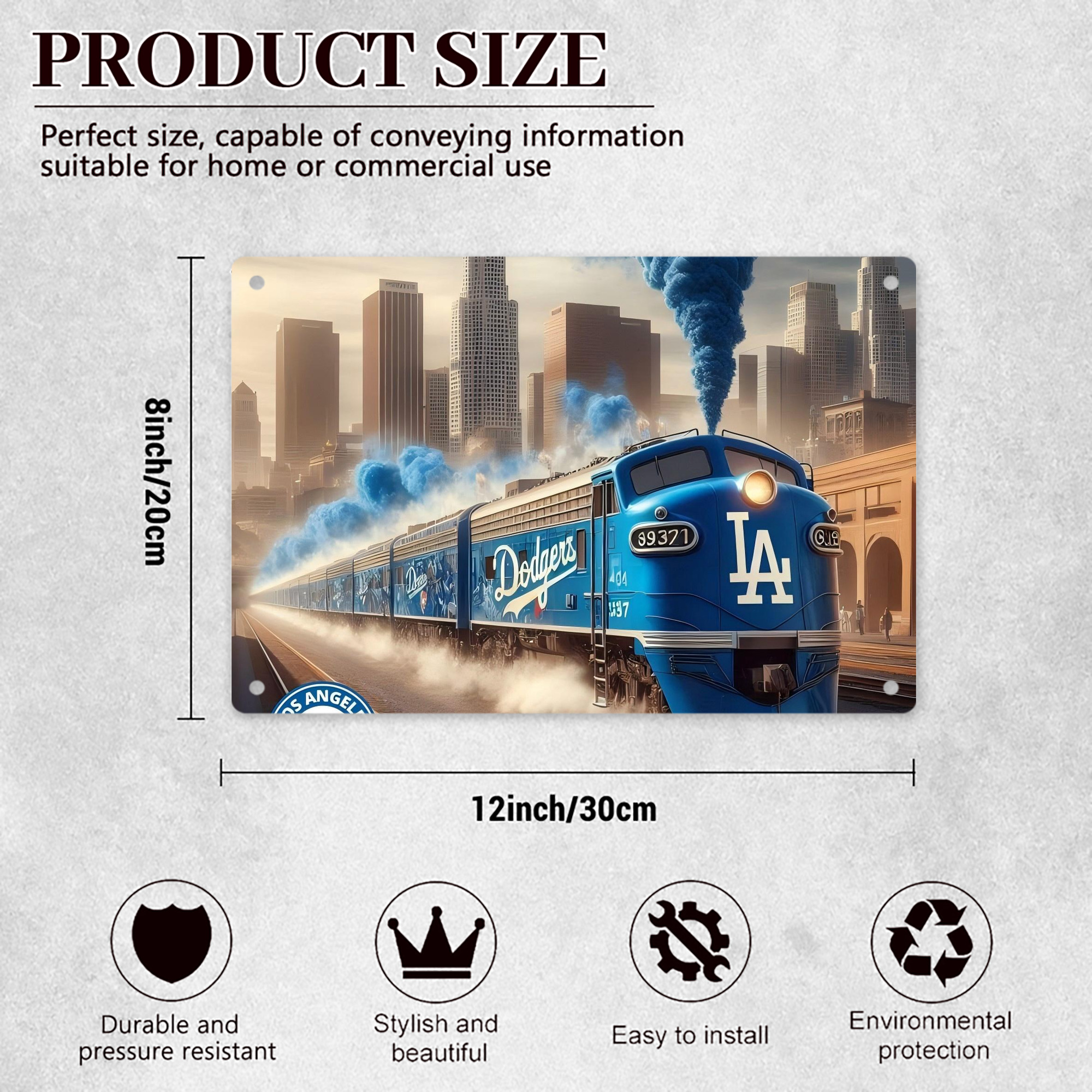  Decorative Aluminum Plaque – Horizontal Design – Durable, Stylish, Easy To Install – Ideal For Home, Office, Bar, And More