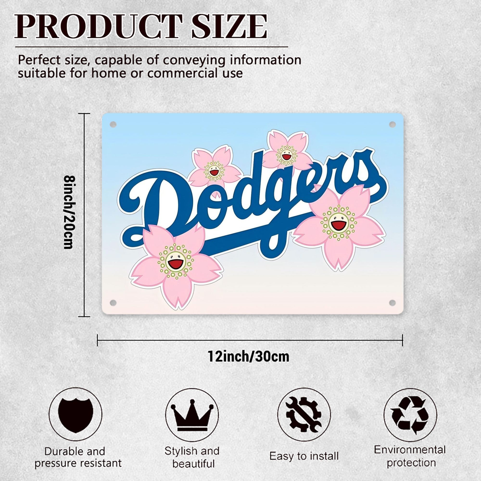  Decorative Aluminum Plaque – Horizontal Design – Durable, Stylish, Easy To Install – Ideal For Home, Office, Bar, And More