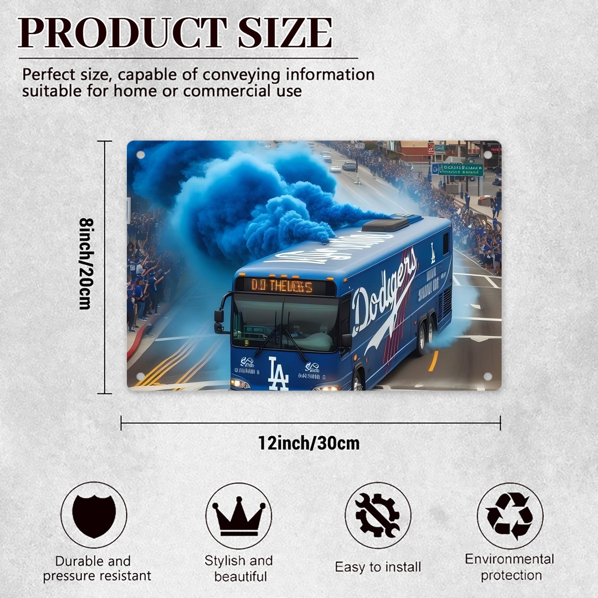  Decorative Aluminum Plaque – Horizontal Design – Durable, Stylish, Easy To Install – Ideal For Home, Office, Bar, And More