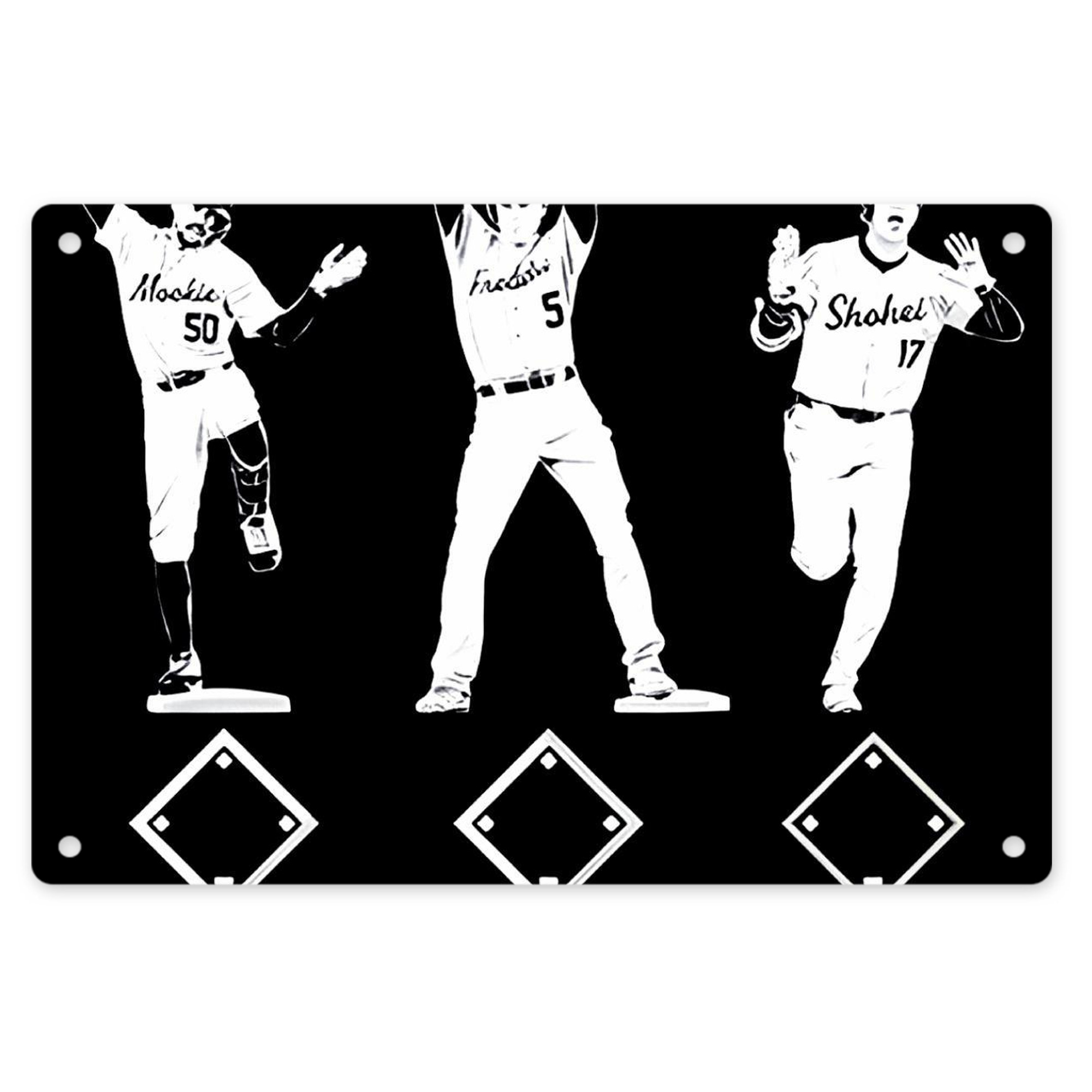  Decorative Aluminum Plaque – Horizontal Design – Durable, Stylish, Easy To Install – Ideal For Home, Office, Bar, And More