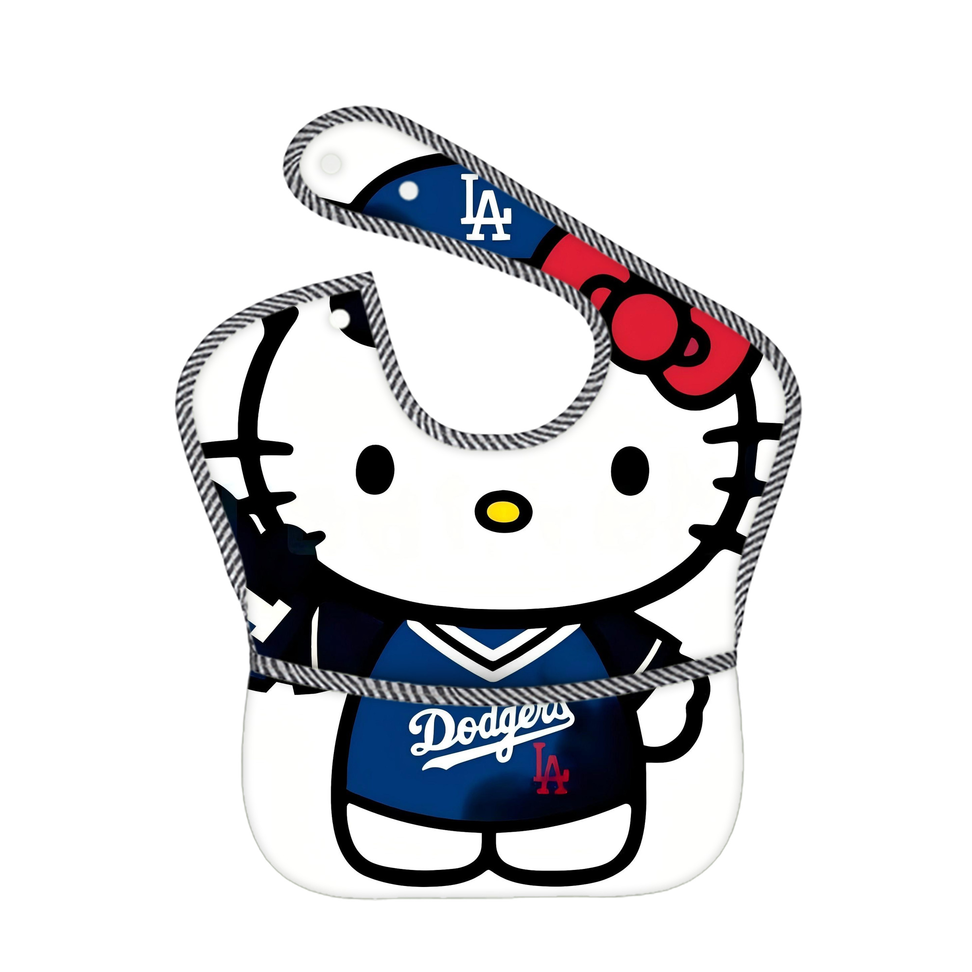  Adjustable Waterproof Toddler Bib – Full-Print Durable Polyester – Foldable Crumb Pocket – Easy Snap Closure – Soft