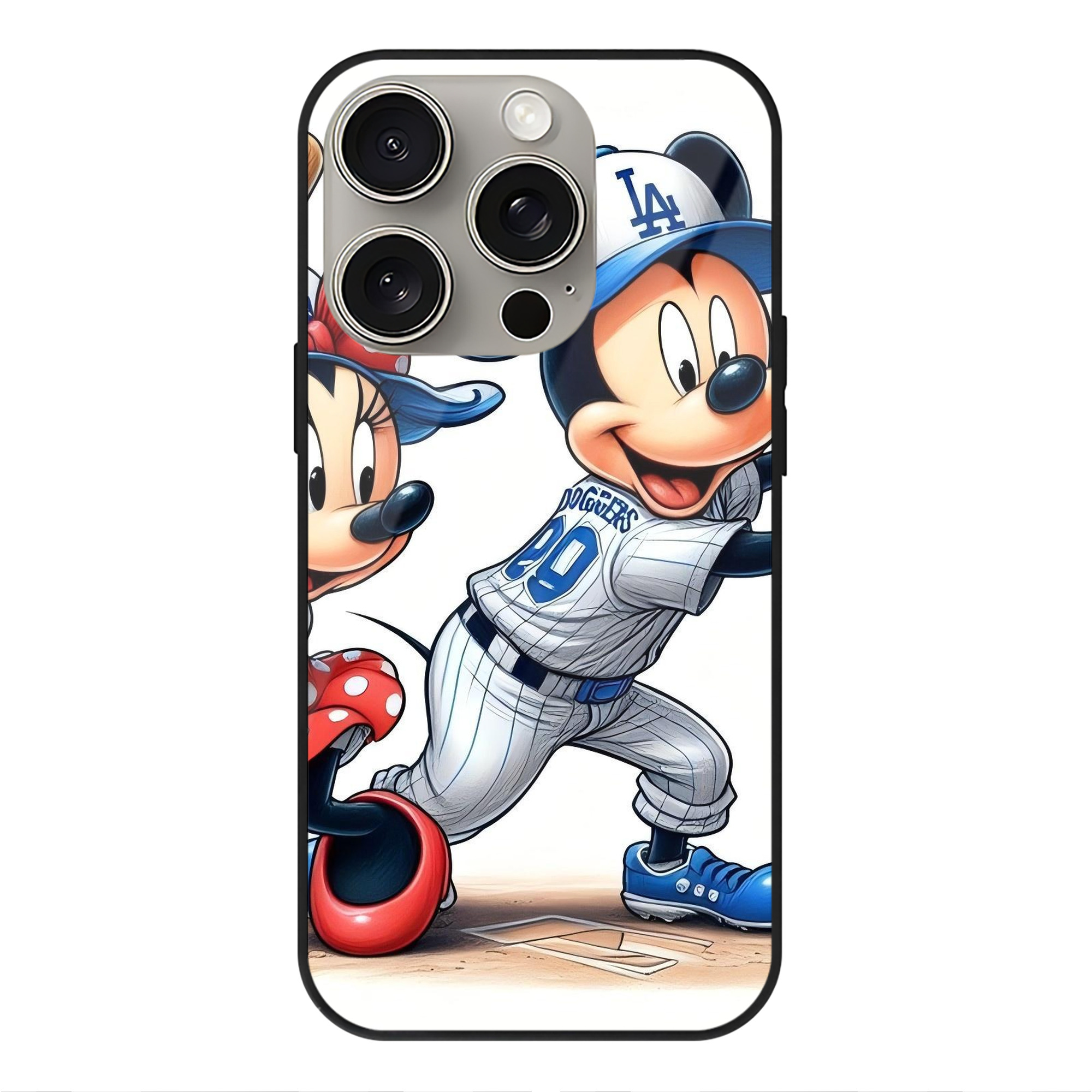  IPhone 15 Pro Mirror Phone Case – UV Printed Glass + TPU – Scratch-Resistant, Wireless Charging Compatible, Precise Fit & Stylish Design