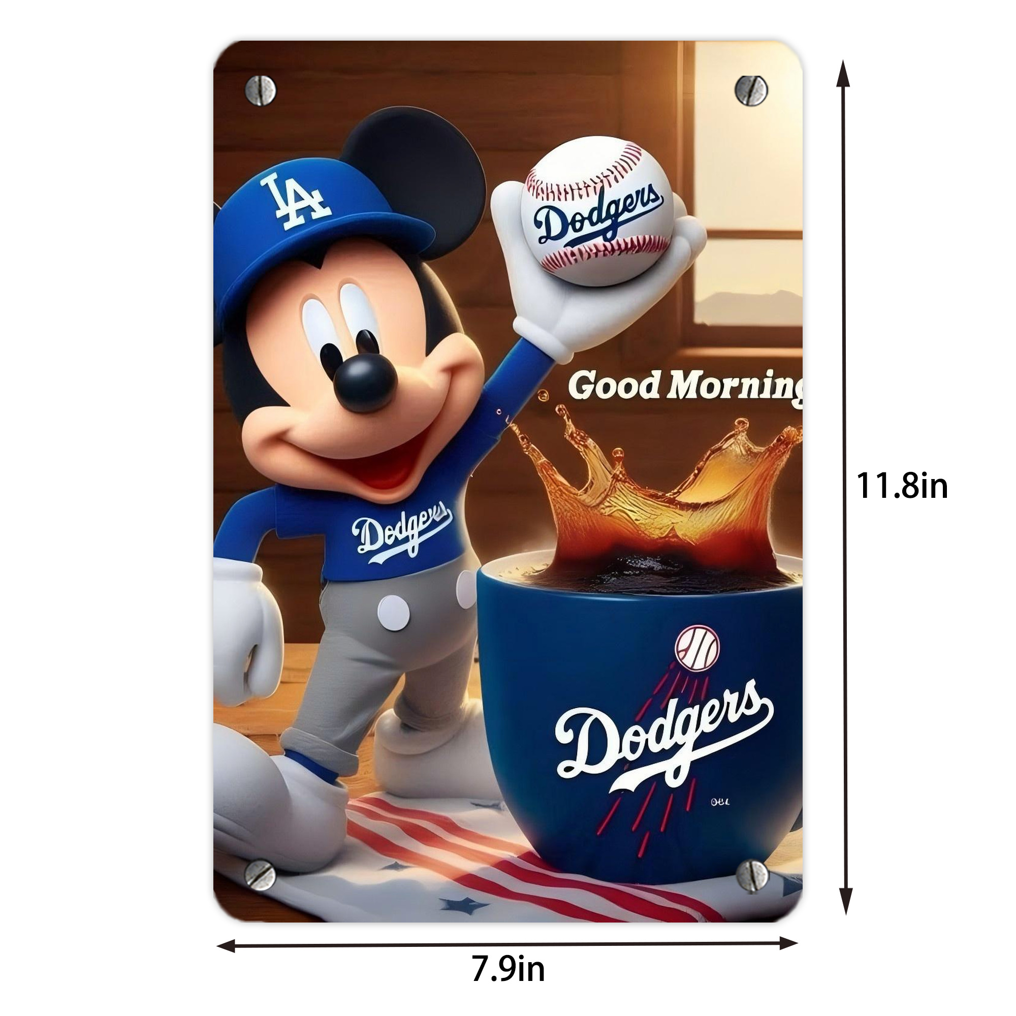  Metal Tin Sign 8x12inch - High-Quality Full-Print Decorative Wall Art, Durable Rust-Resistant Metal Plaque For Living Room, Bedroom, Kitchen, Office, Bar Décor