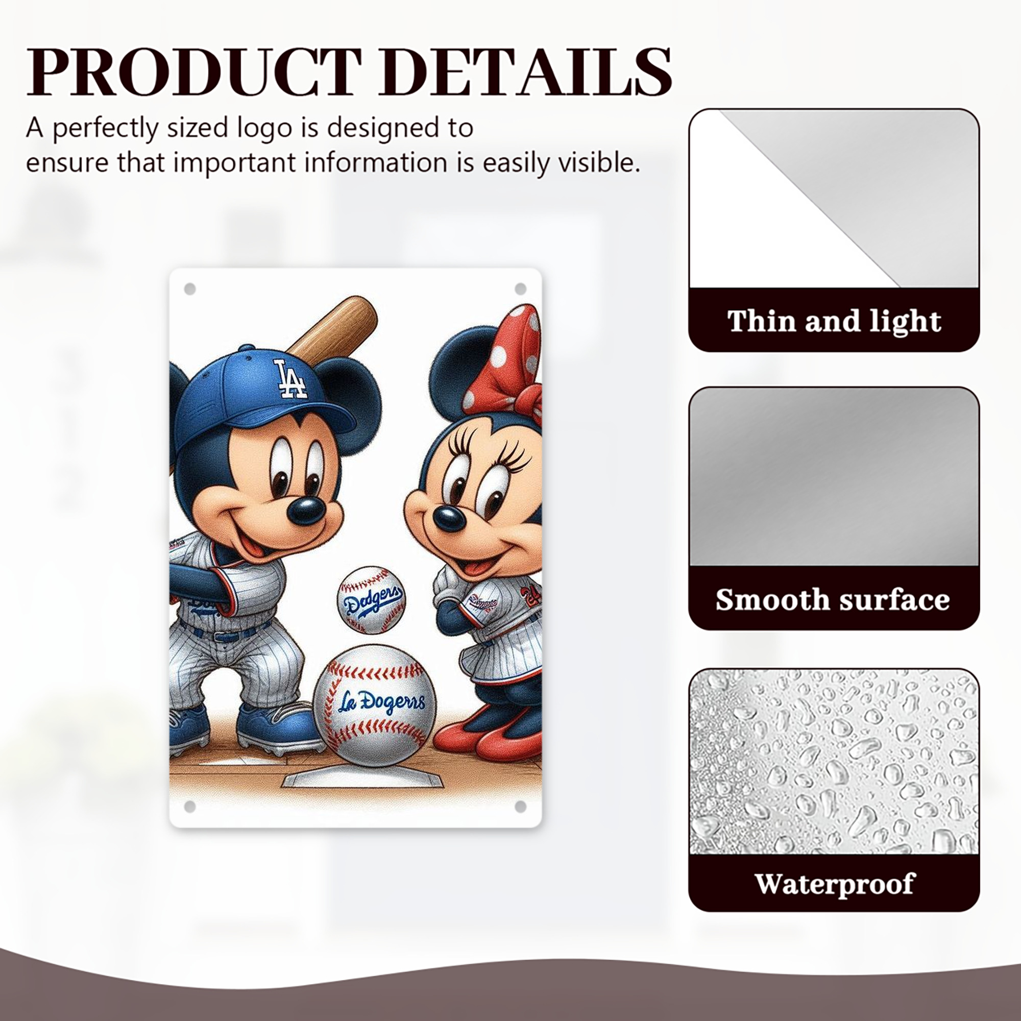  8x12inch Vertical Aluminum Sign - Durable Fade-Resistant Indoor/Outdoor Safety & Information Plaque For Office, Hotel, Restaurant, Bar, Public Spaces