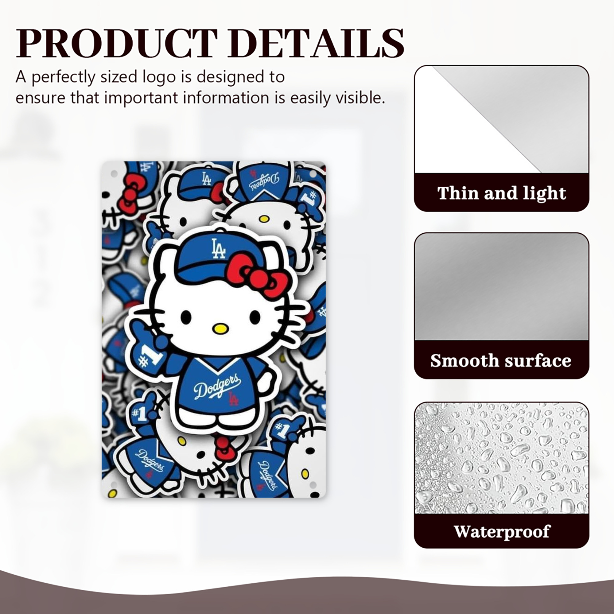  8x12inch Vertical Aluminum Sign - Durable Fade-Resistant Indoor/Outdoor Safety & Information Plaque For Office, Hotel, Restaurant, Bar, Public Spaces