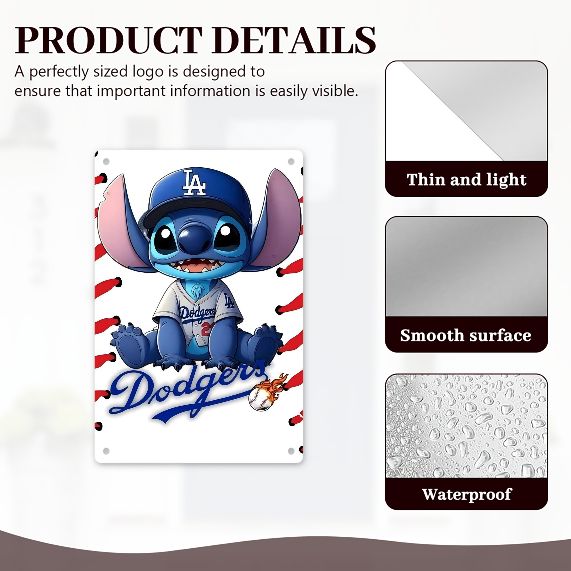  8x12inch Vertical Aluminum Sign - Durable Fade-Resistant Indoor/Outdoor Safety & Information Plaque For Office, Hotel, Restaurant, Bar, Public Spaces