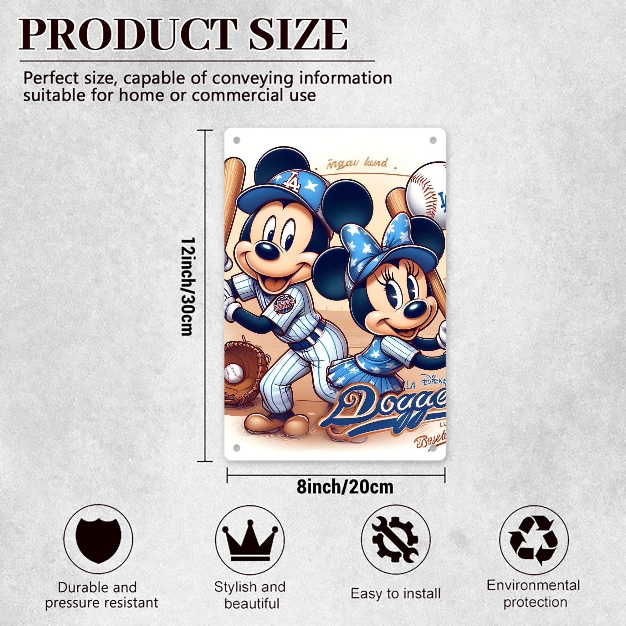  8x12inch Vertical Aluminum Sign - Durable Fade-Resistant Indoor/Outdoor Safety & Information Plaque For Office, Hotel, Restaurant, Bar, Public Spaces