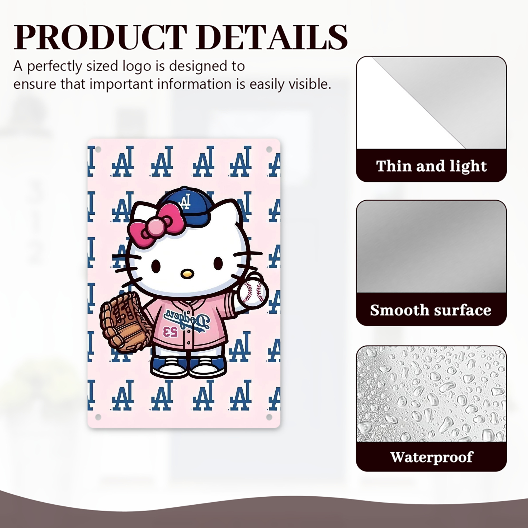  8x12inch Vertical Aluminum Sign - Durable Fade-Resistant Indoor/Outdoor Safety & Information Plaque For Office, Hotel, Restaurant, Bar, Public Spaces