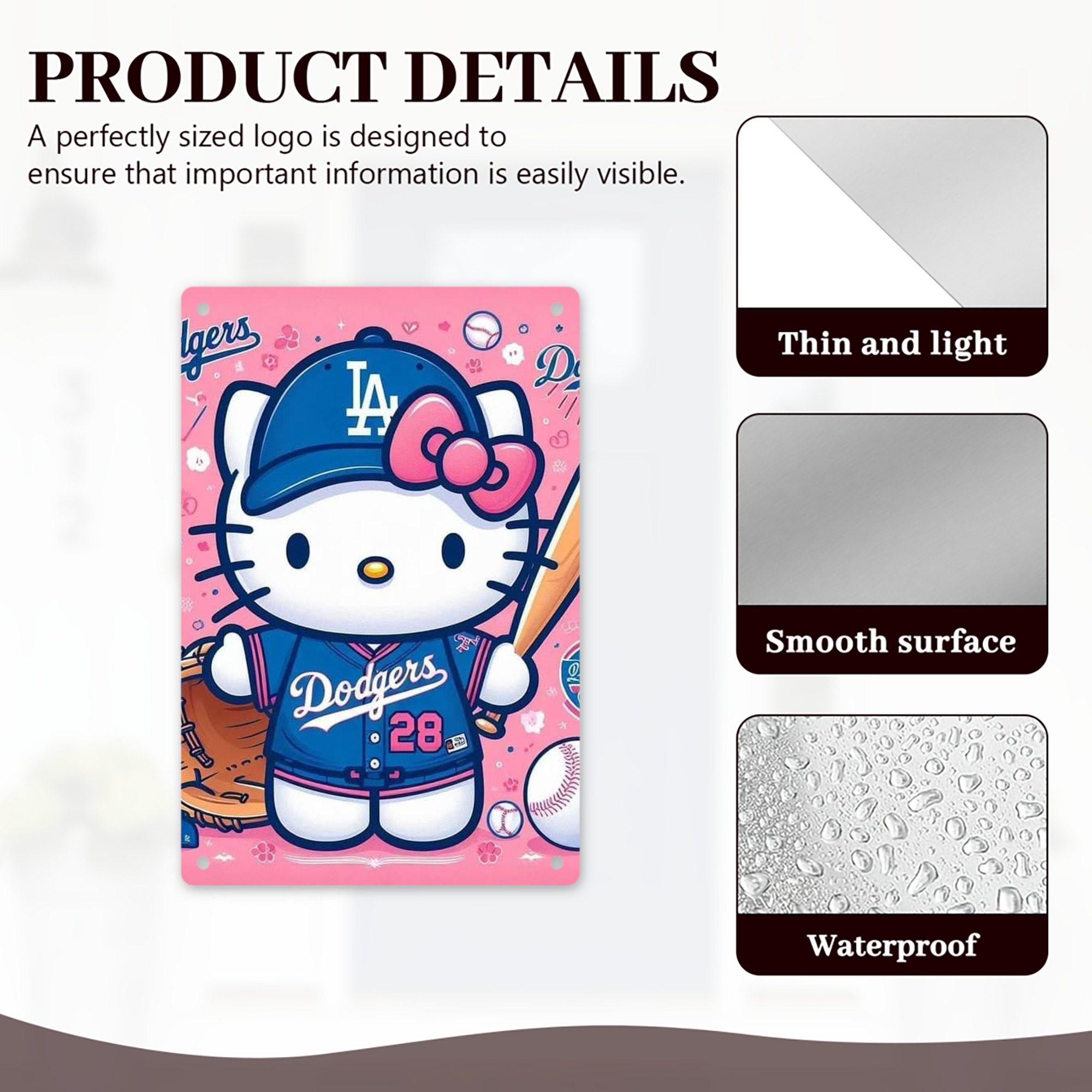  8x12inch Vertical Aluminum Sign - Durable Fade-Resistant Indoor/Outdoor Safety & Information Plaque For Office, Hotel, Restaurant, Bar, Public Spaces