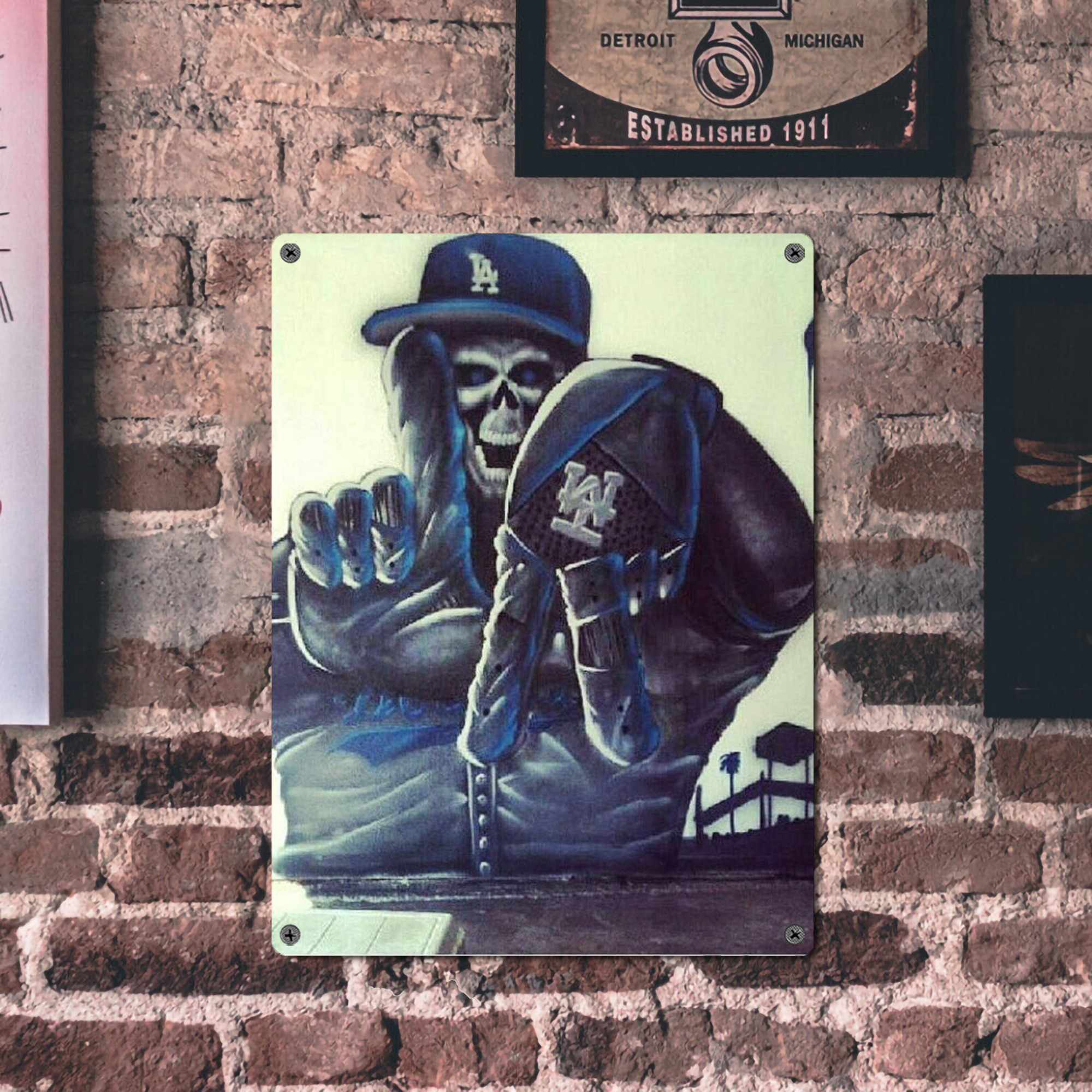  Vintage Metal Tin Sign 12x16inch – Retro Wall Art Decor For Home, Bar, Kitchen, Bedroom, Office – Durable Iron Sheet Poster, Easy To Hang, Full-Color Printing