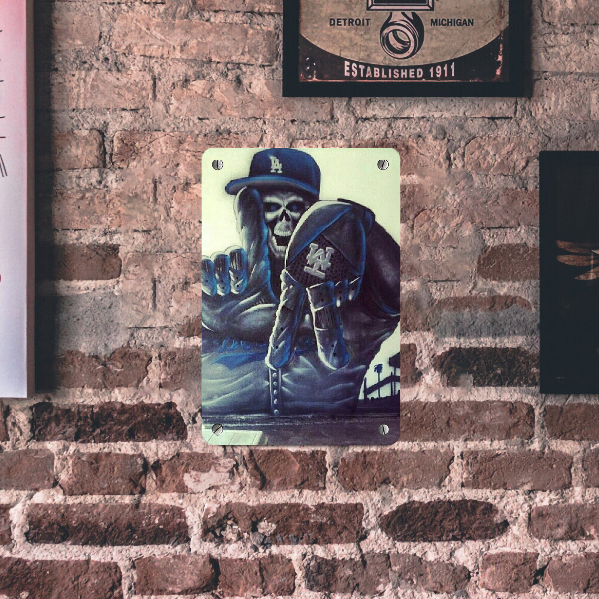  Metal Tin Sign 8x12inch - High-Quality Full-Print Decorative Wall Art, Durable Rust-Resistant Metal Plaque For Living Room, Bedroom, Kitchen, Office, Bar Décor